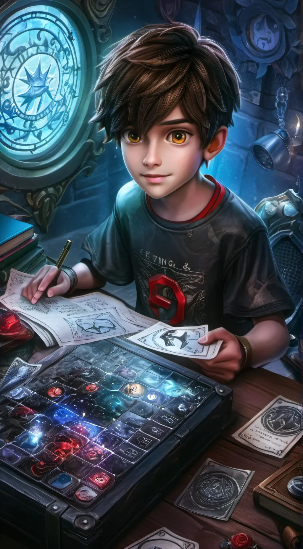 ai character: can be your son background