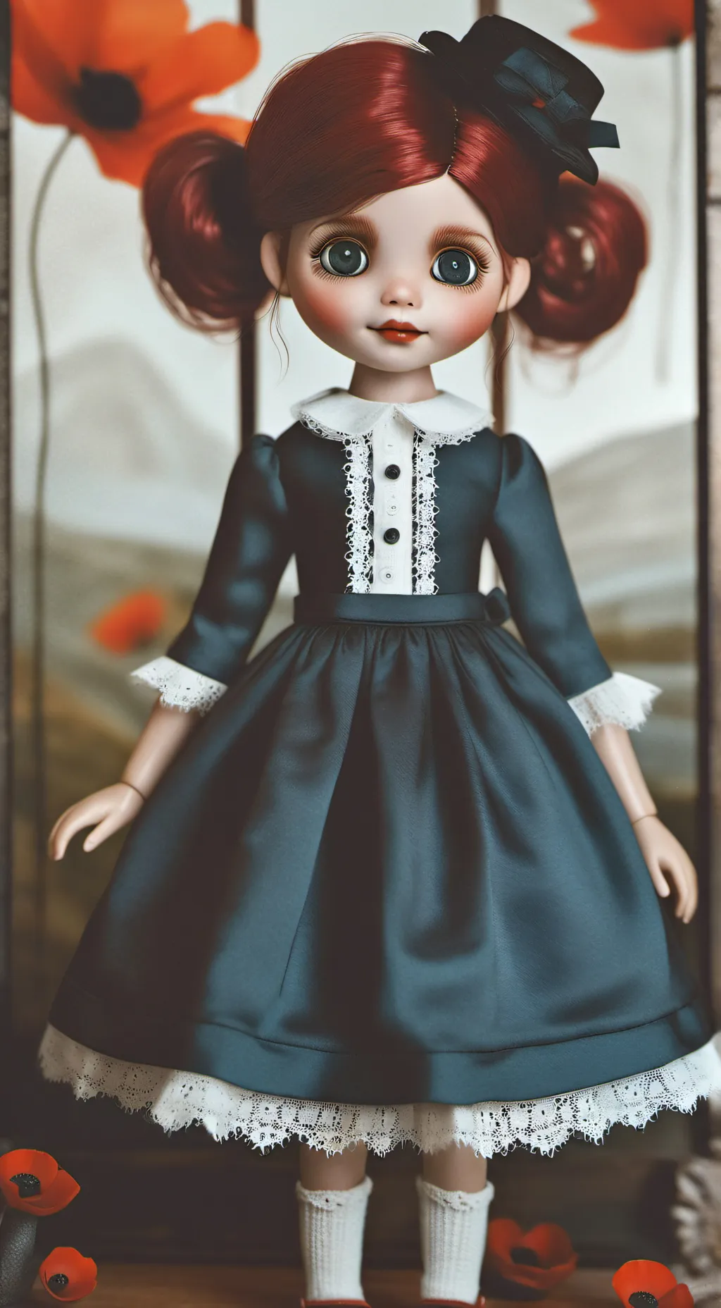 ai character: Poppy Ludduig background