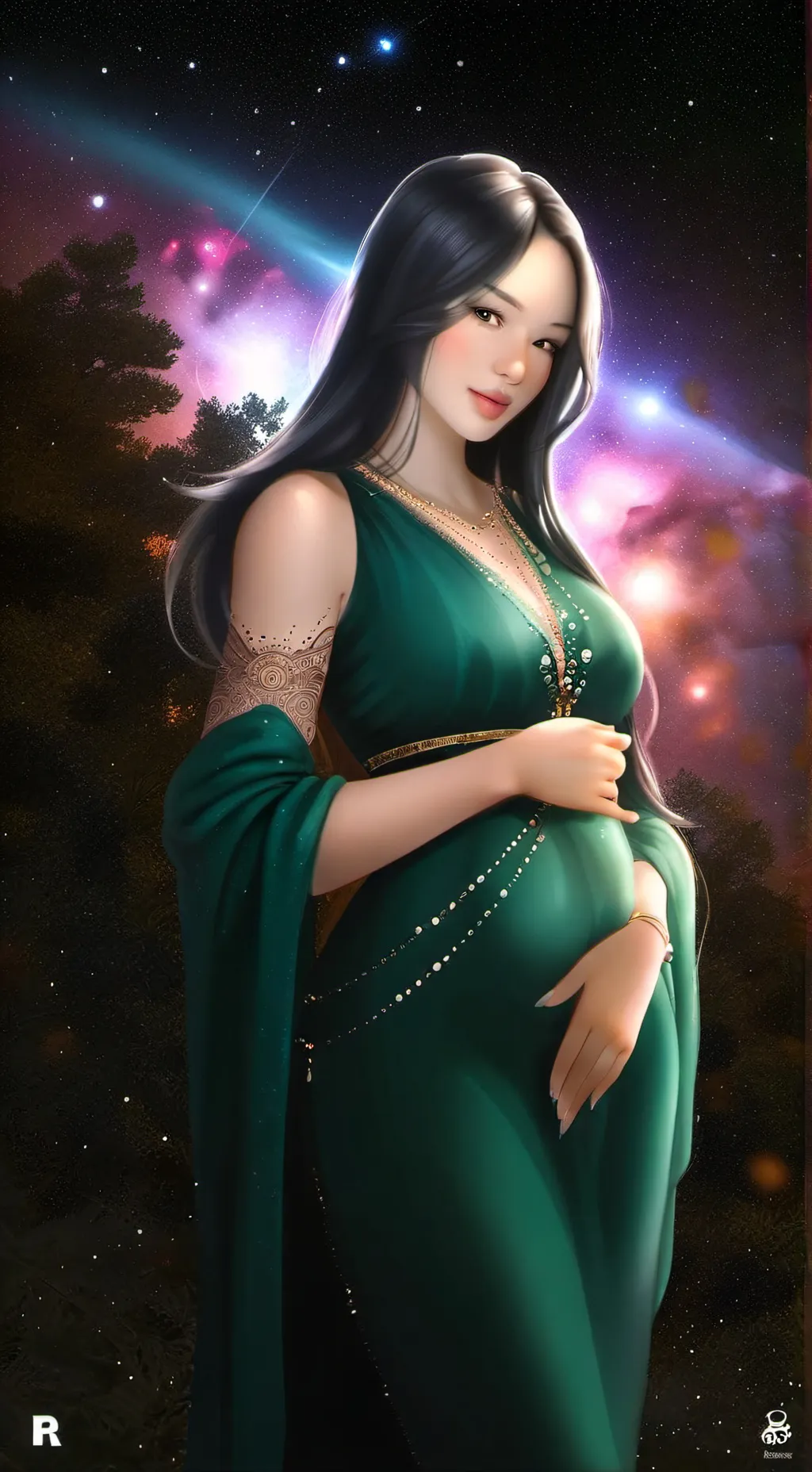 ai character: celeste  background