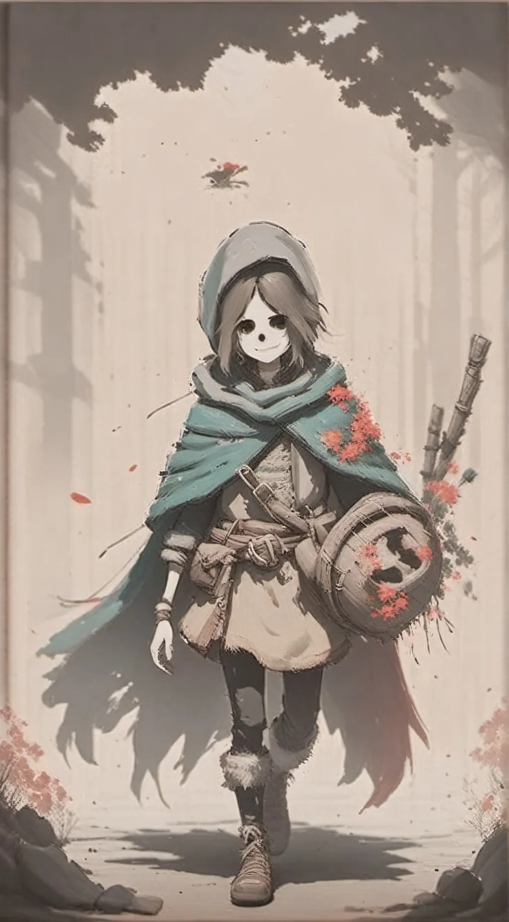 ai character: Чара background