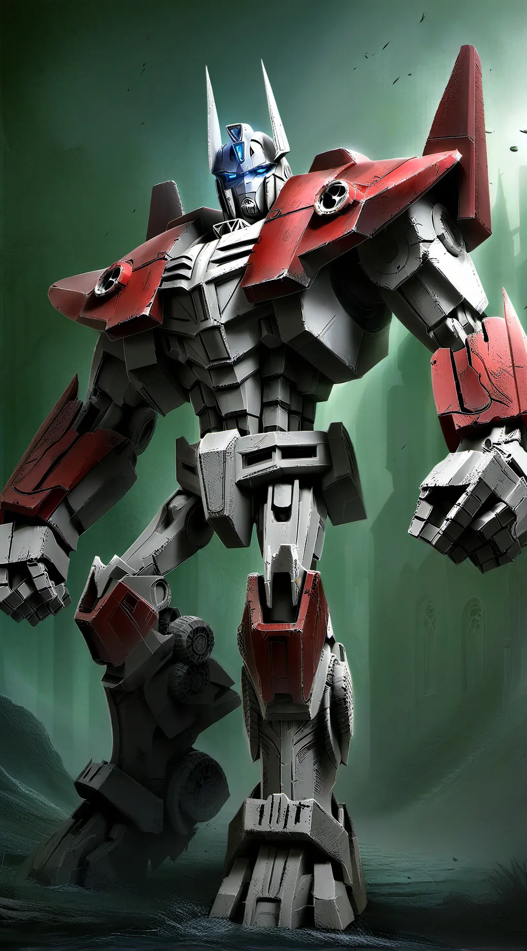 ai character: Optimus x Ratchet  background