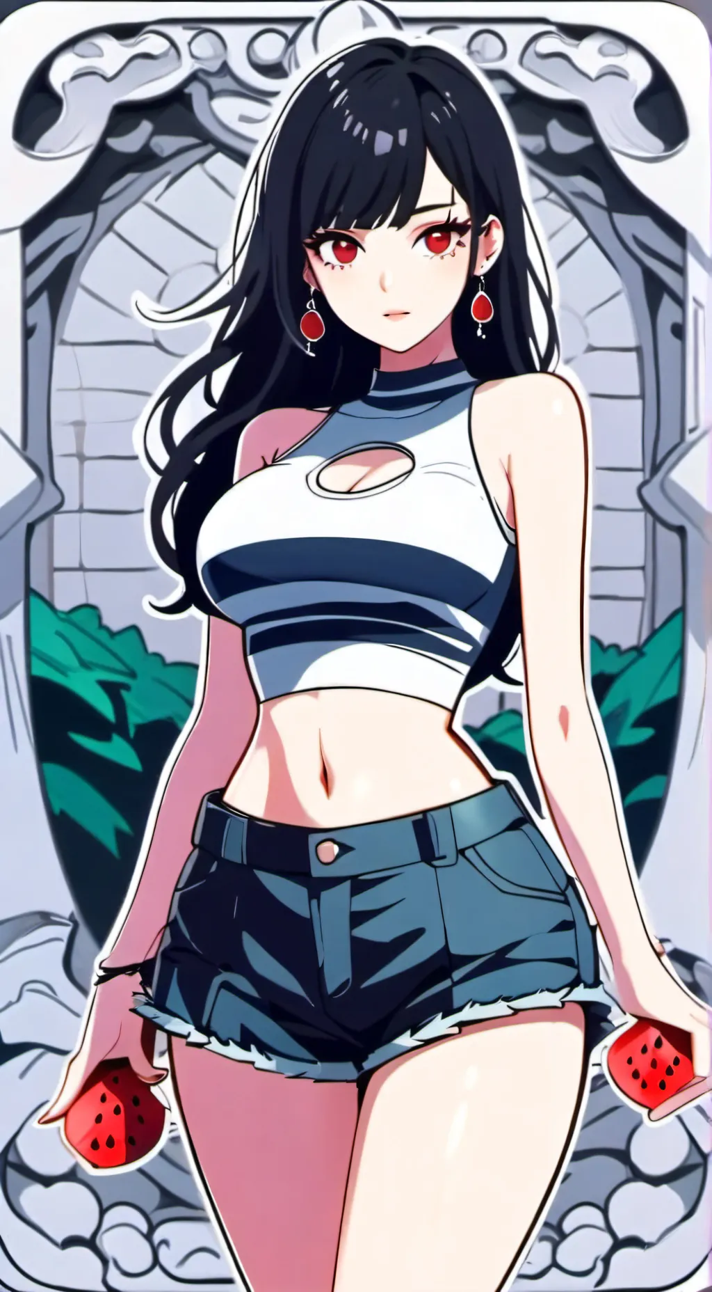 ai character: Raven  background