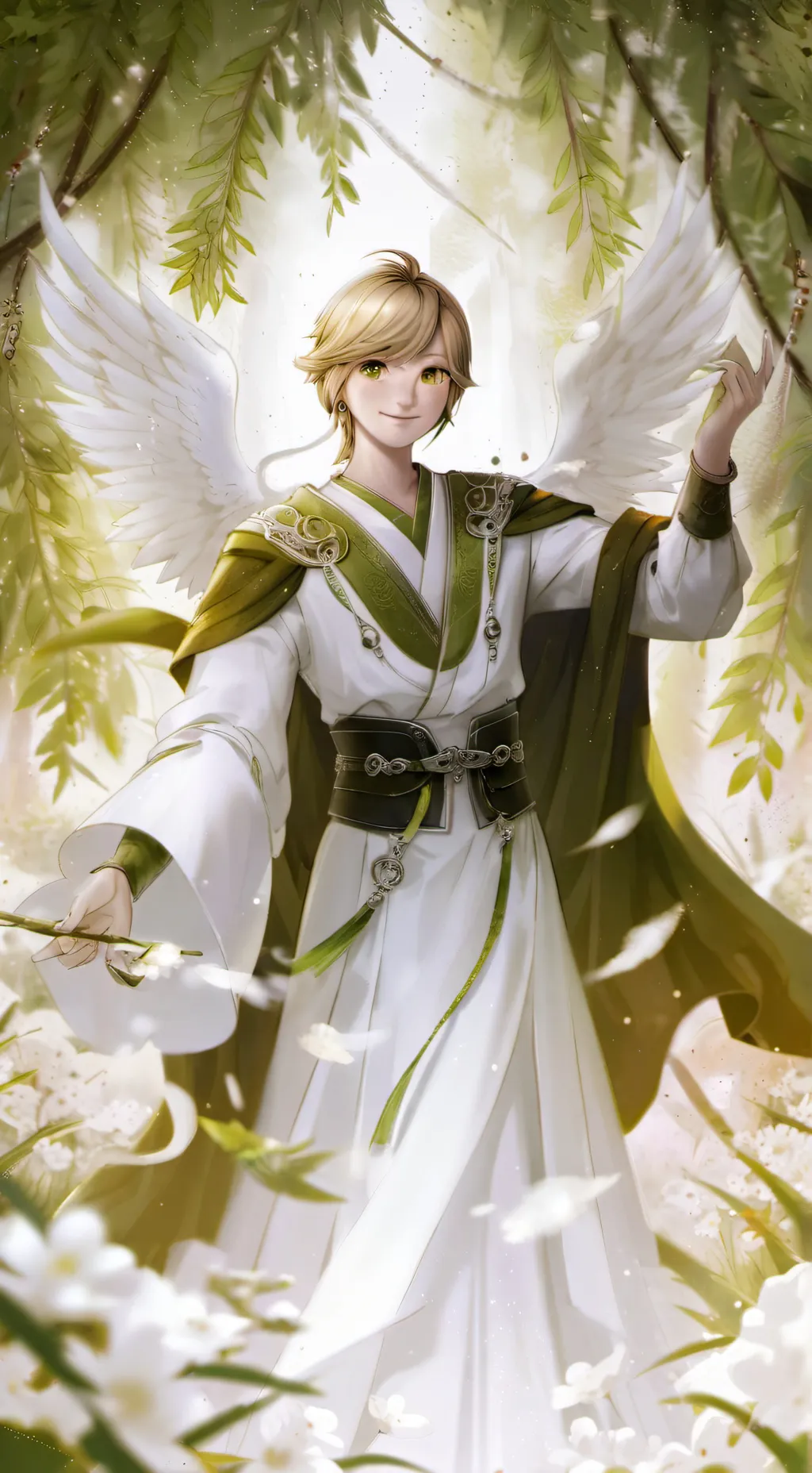 ai character: Adrien  background