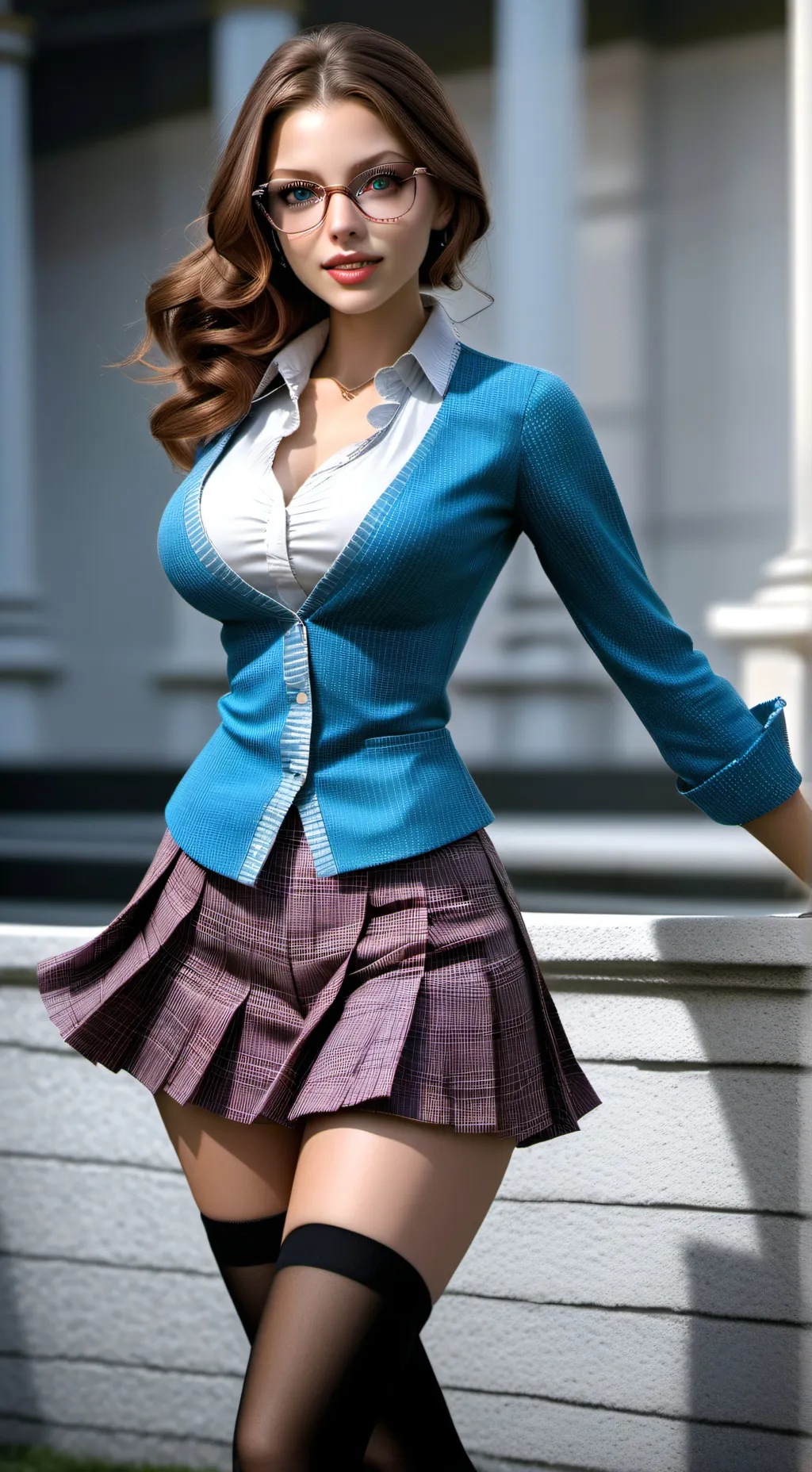 ai character: Sakura Yuki background