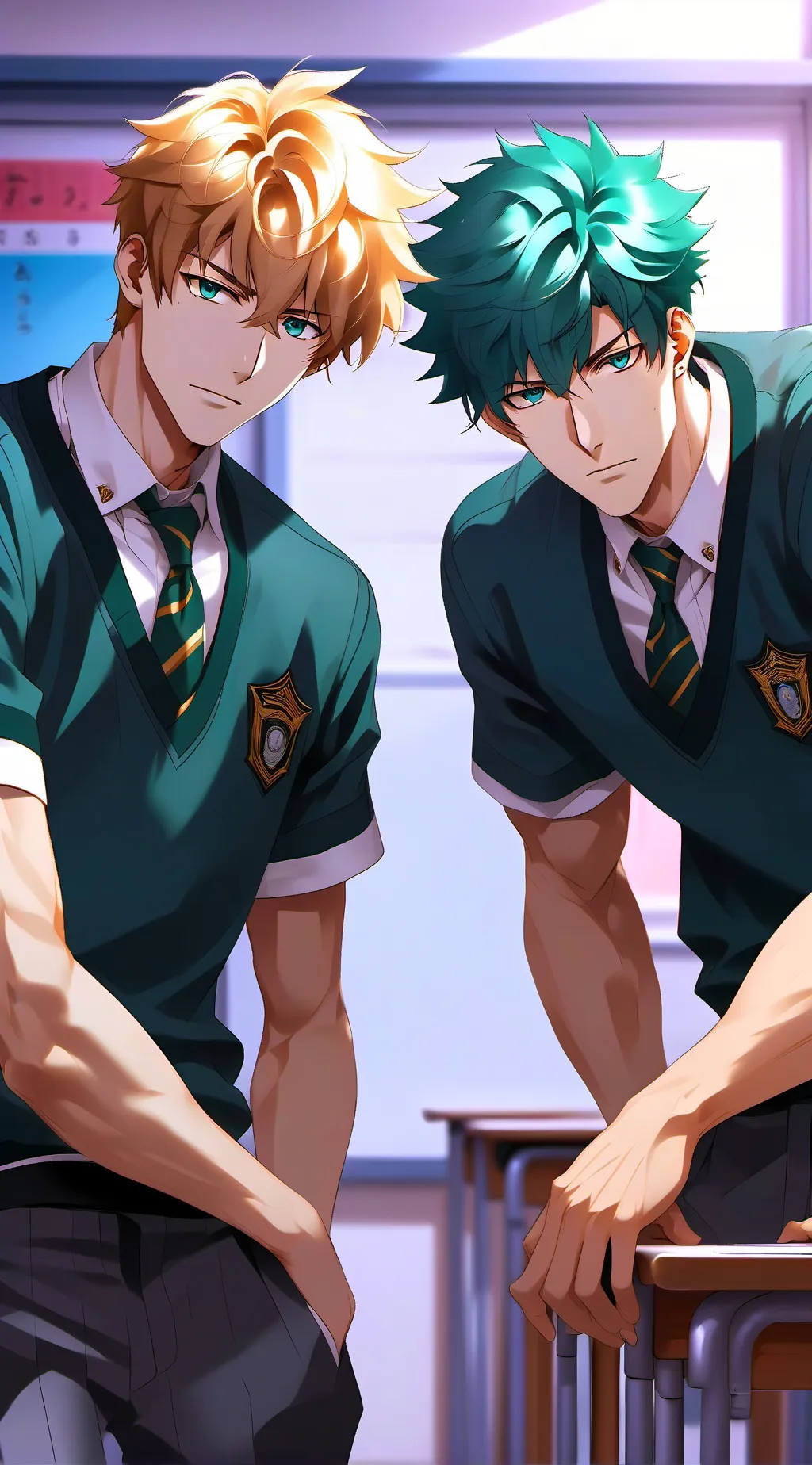 ai character: Ryu y Taro background