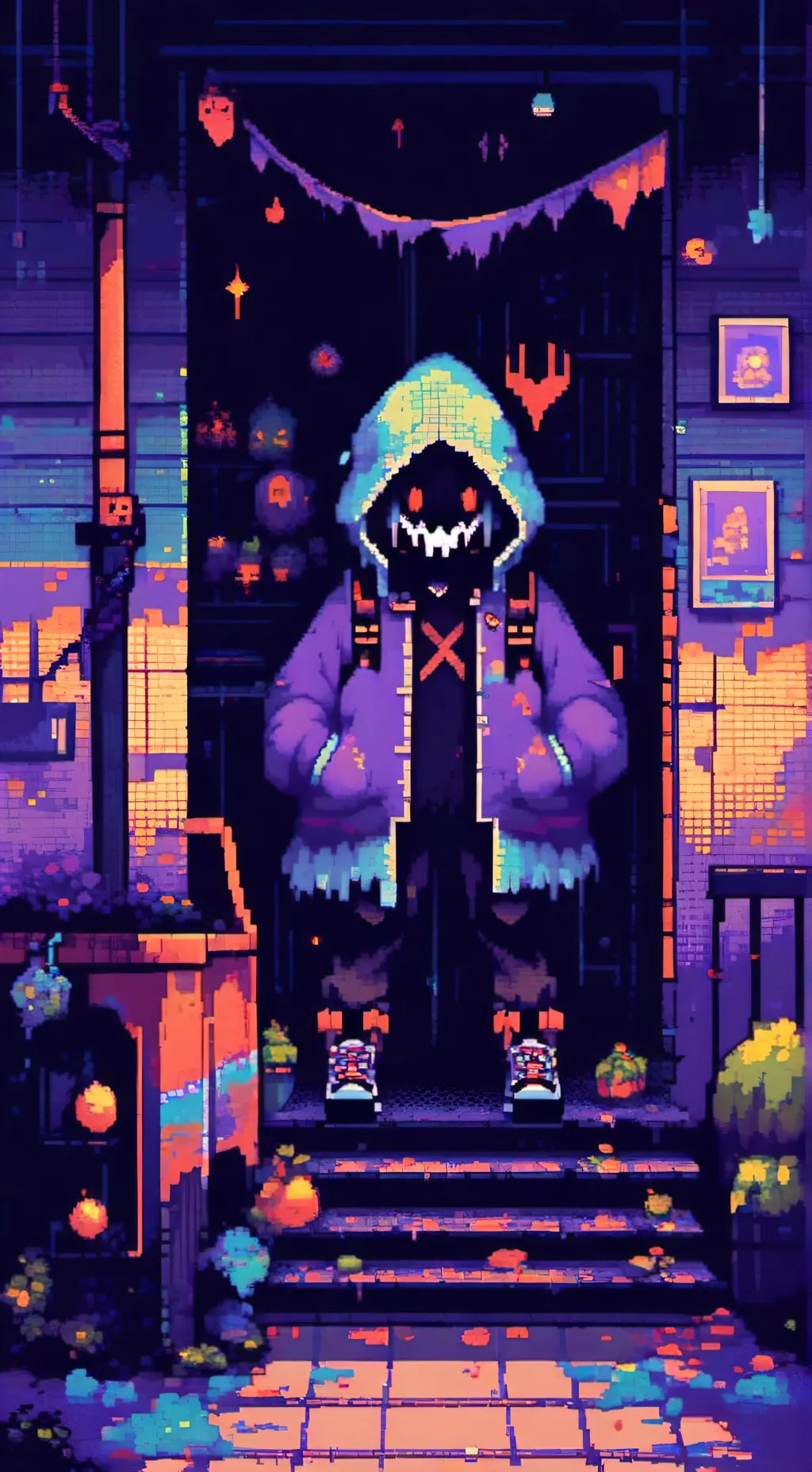 ai character: Creepypastas background