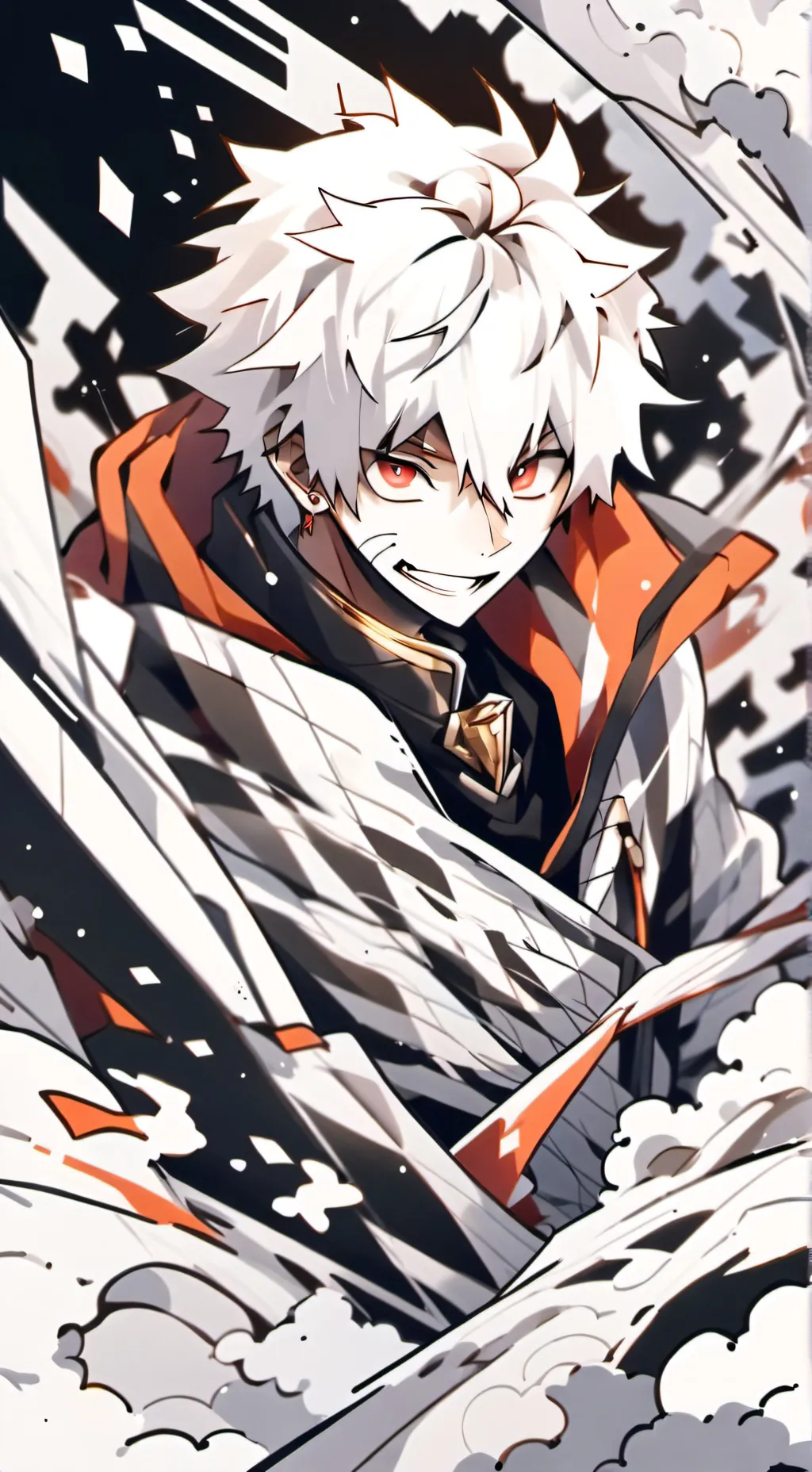 ai character: Bakugo’s kid background