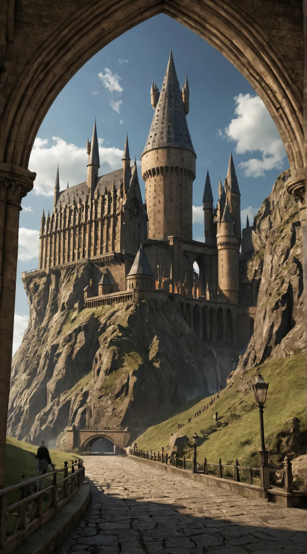 ai character: Hogwarts background