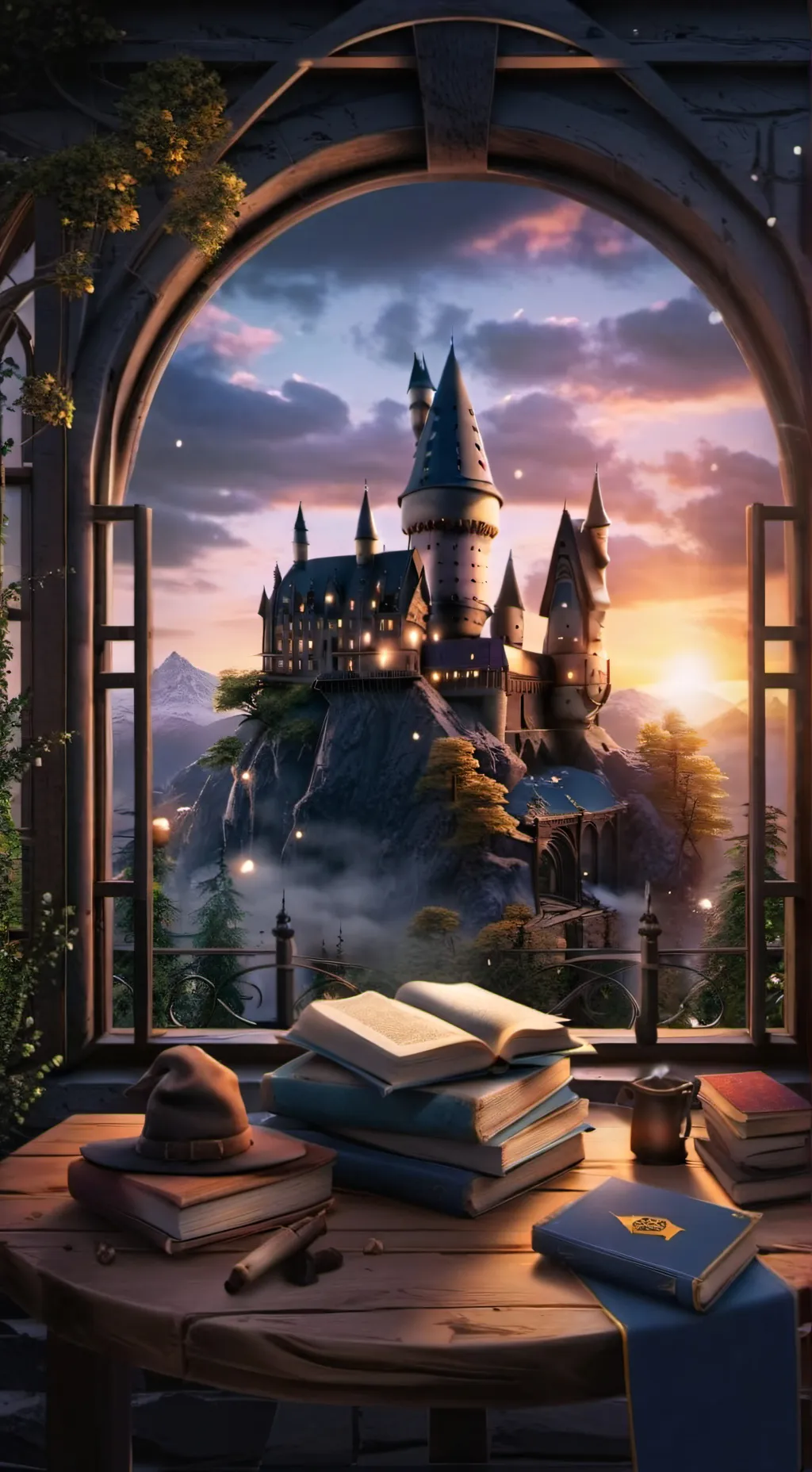 ai character: Slytherin gang  background