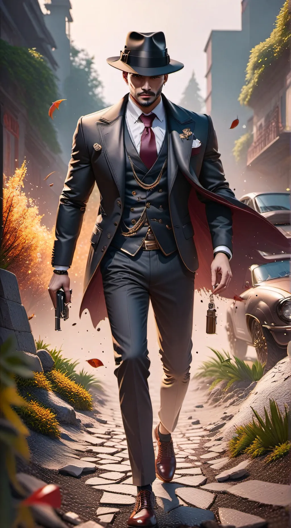 ai character: Shaurya Goenka  background