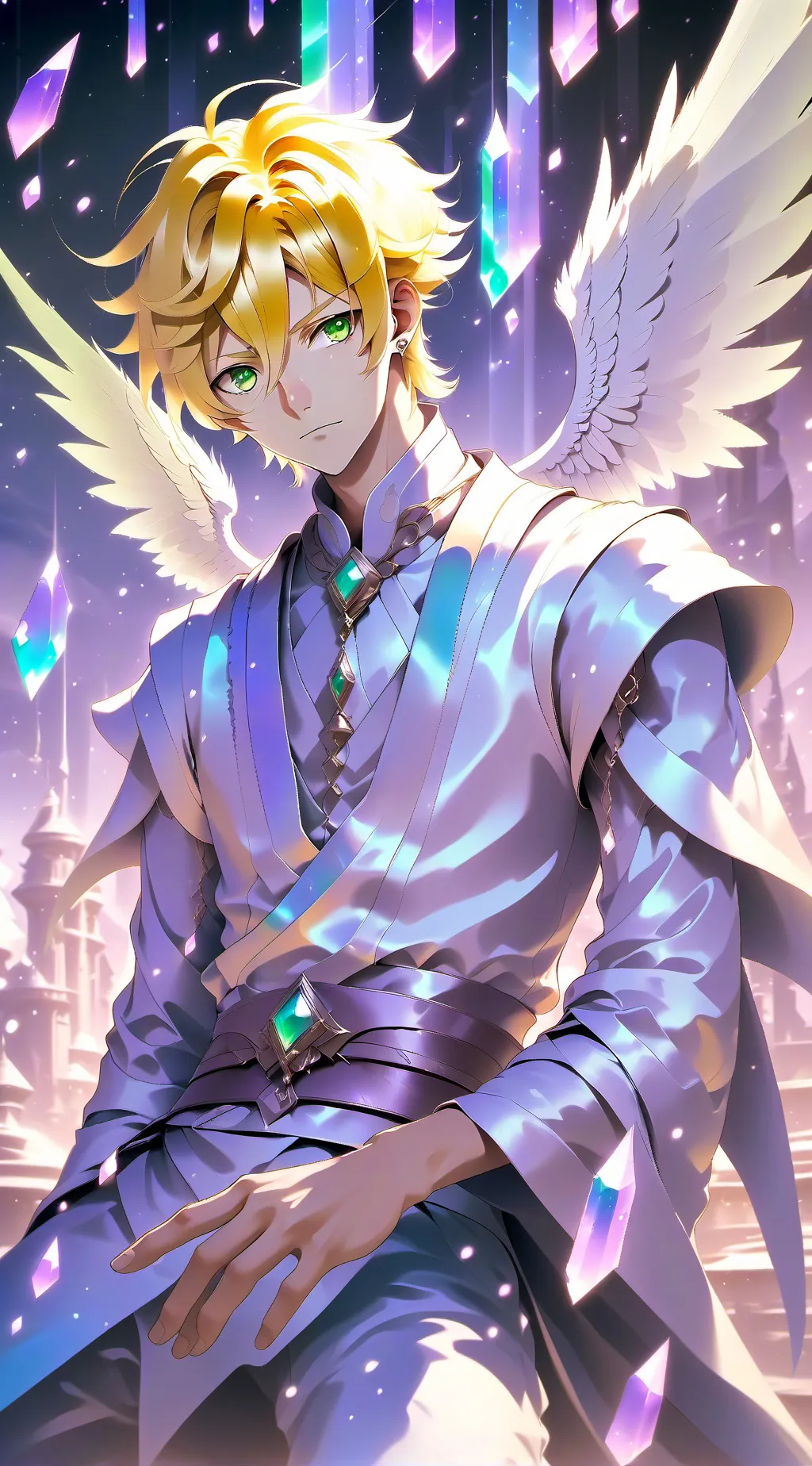 ai character: Ciel Sunflower background