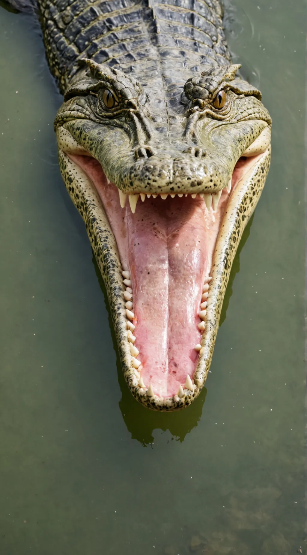 ai character: crocodile background