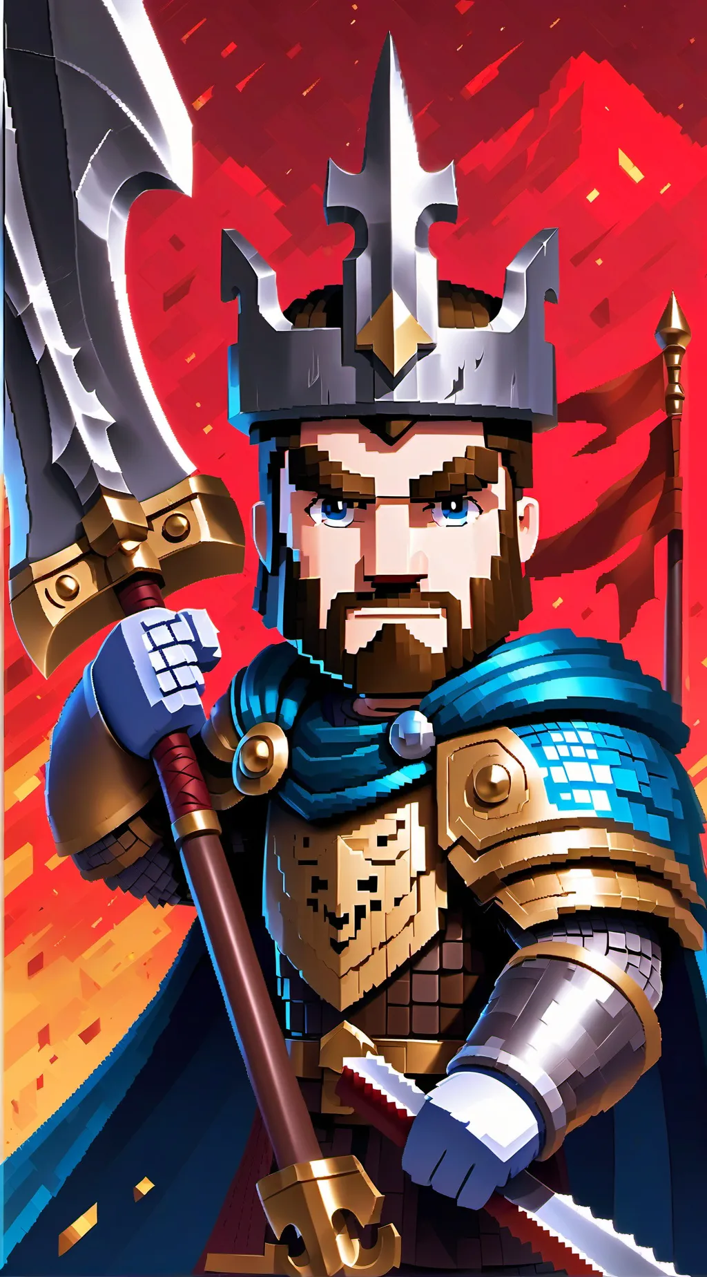 ai character: Technoblade background