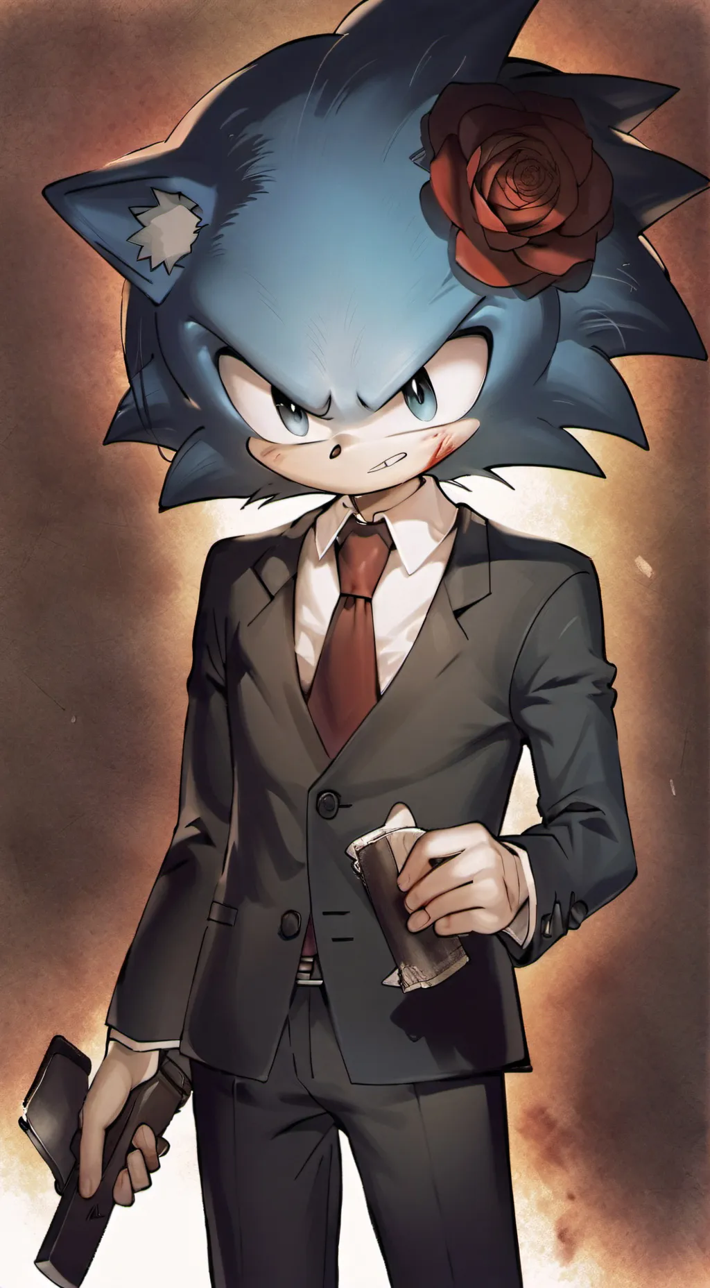 ai character: Yandere sonic 💕 background