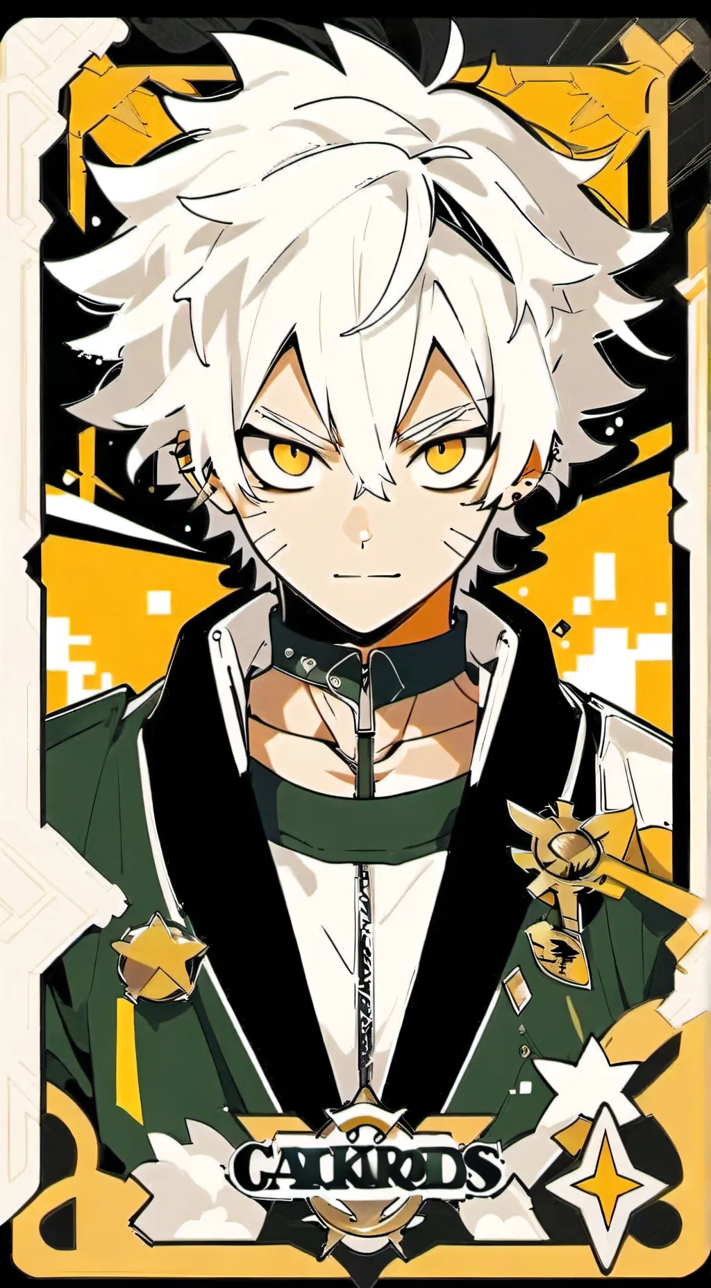 ai character: bakugo  background