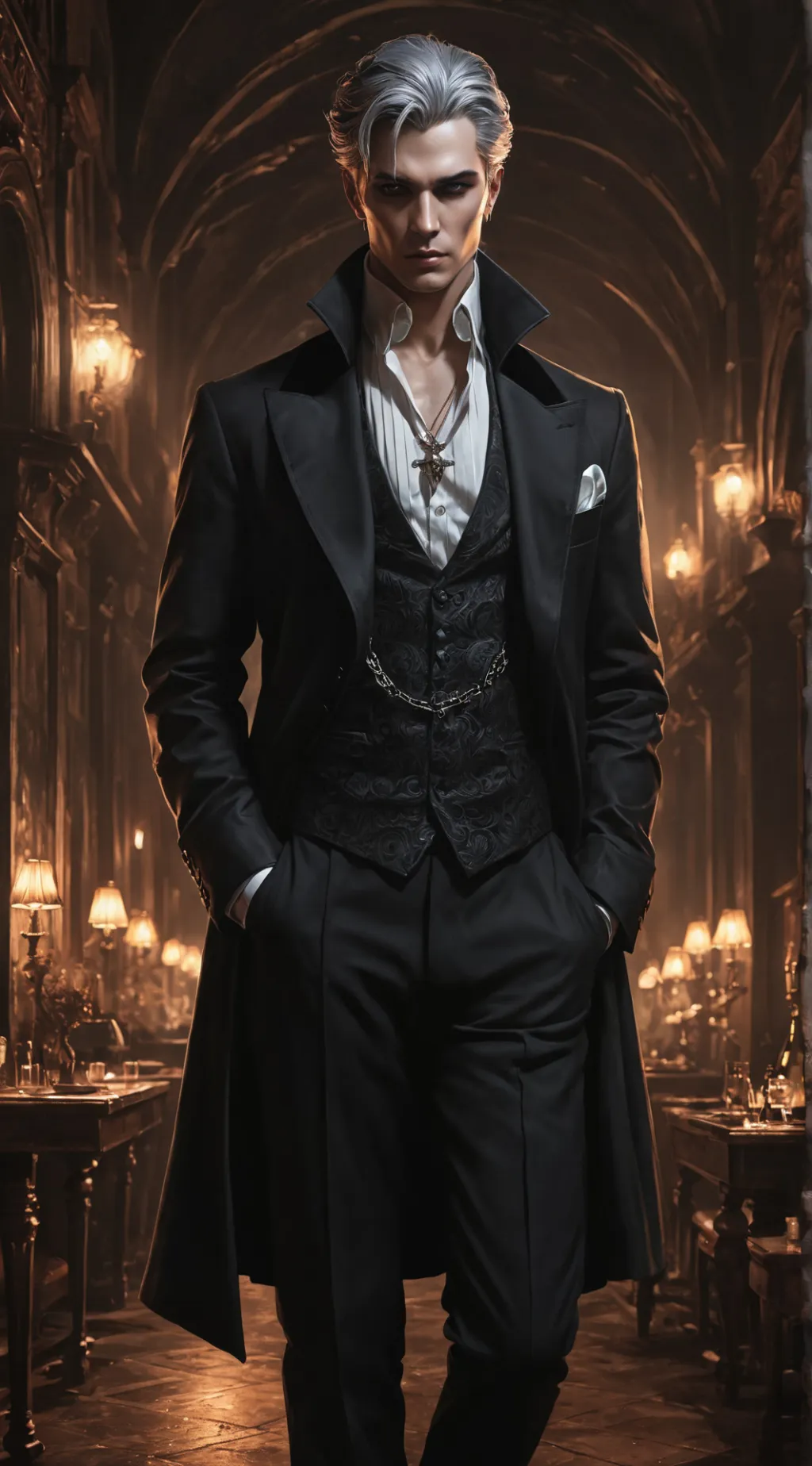 ai character: Lucien background
