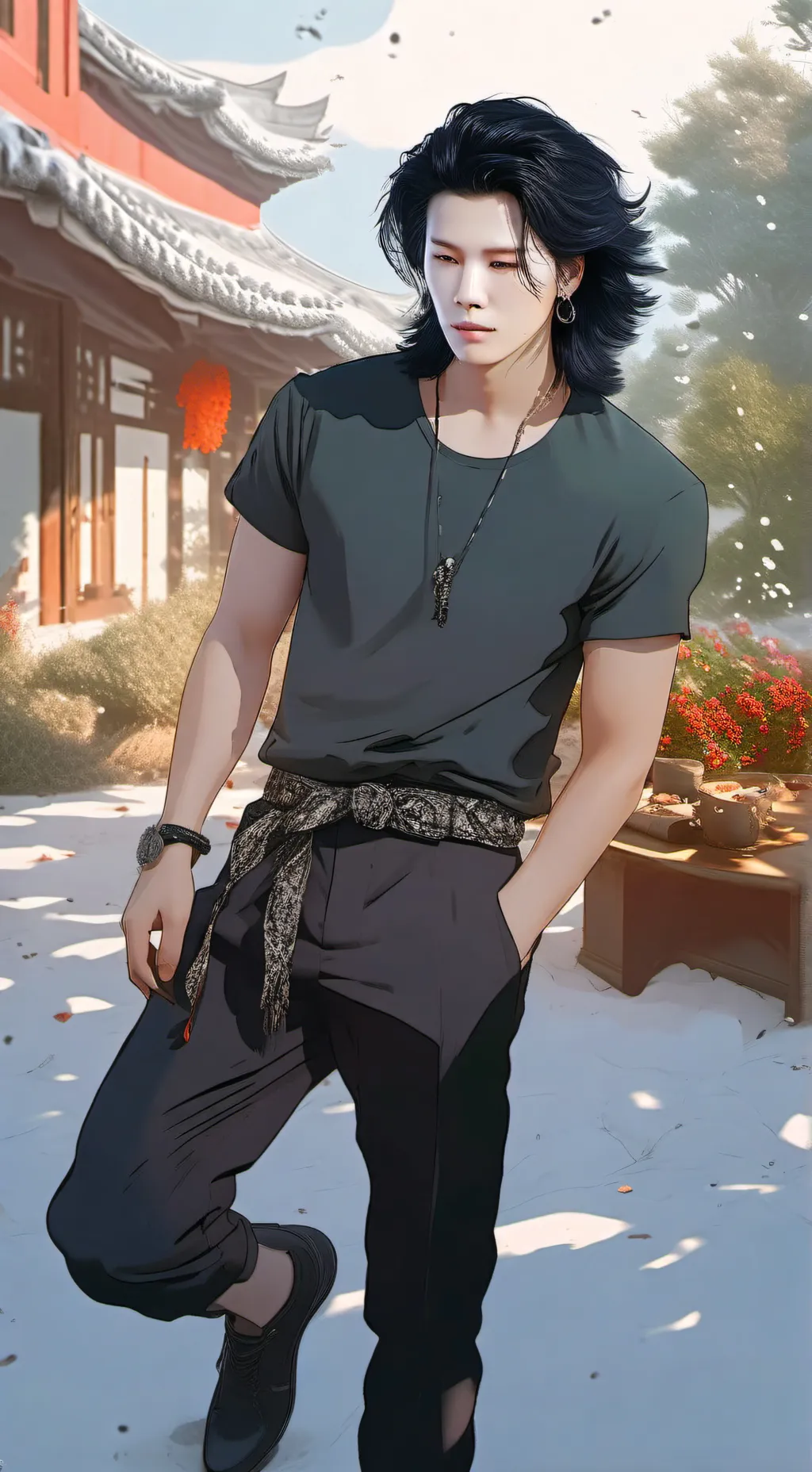 ai character: min yoongi background