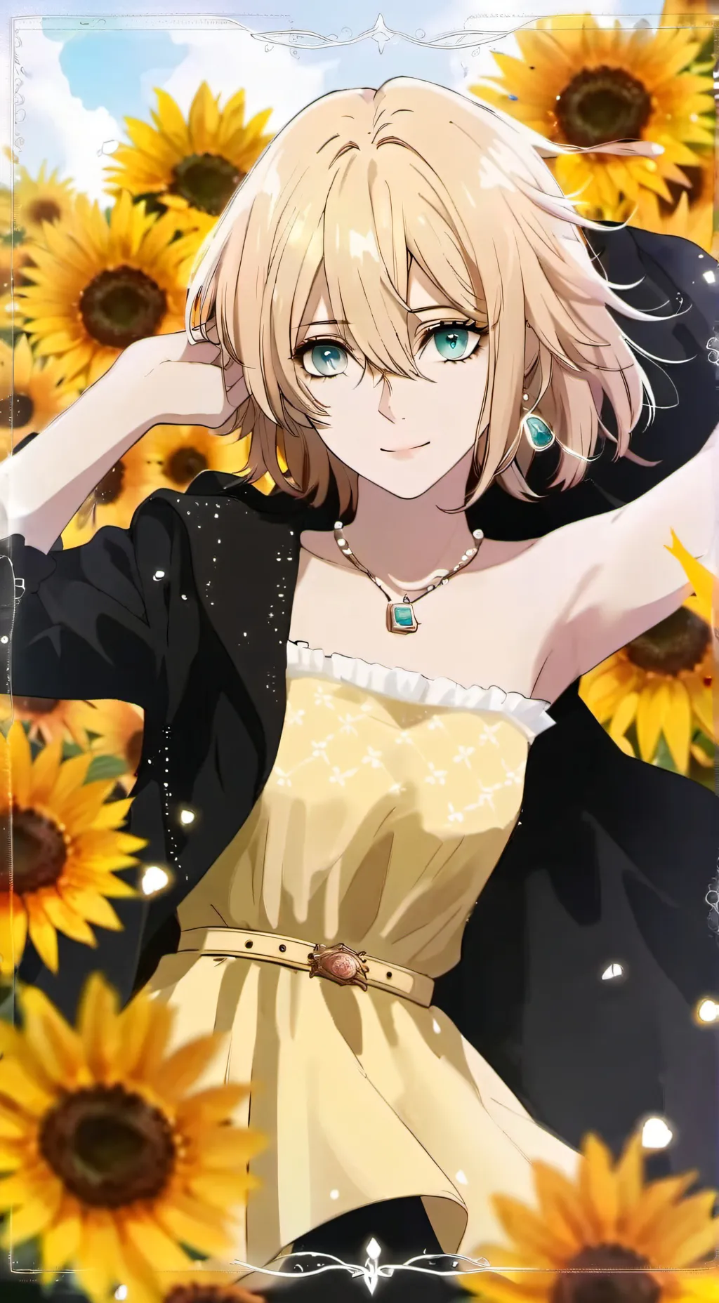 ai character: 💛🌻Laa Laa🌻💛 background