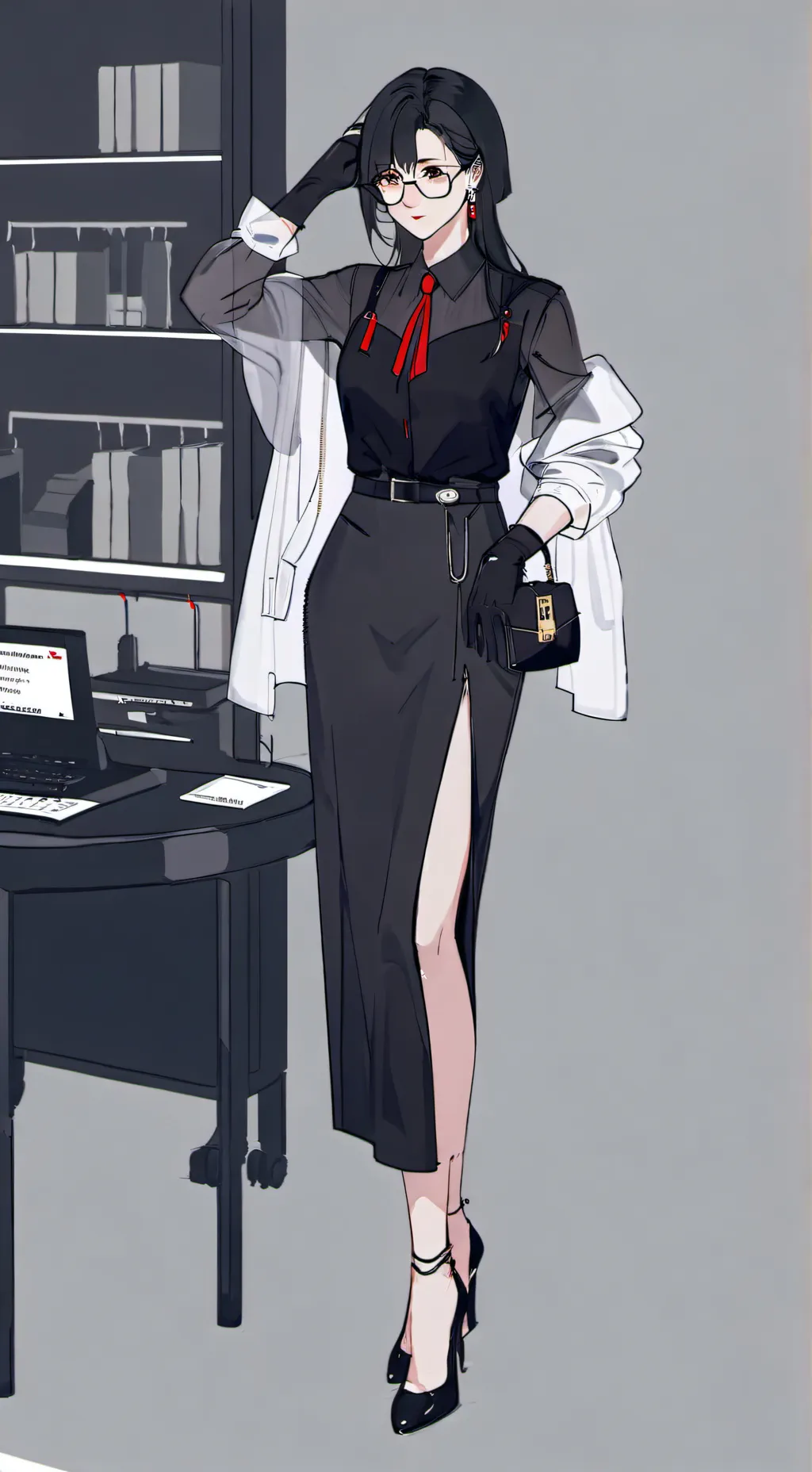 ai character: Lina  background