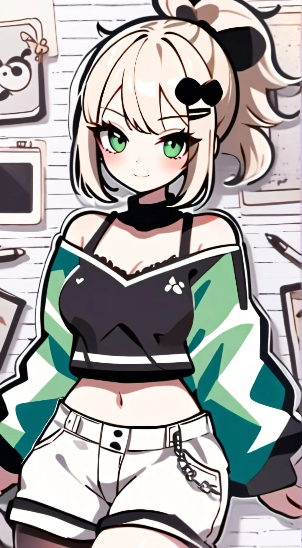ai character: Lisa  background