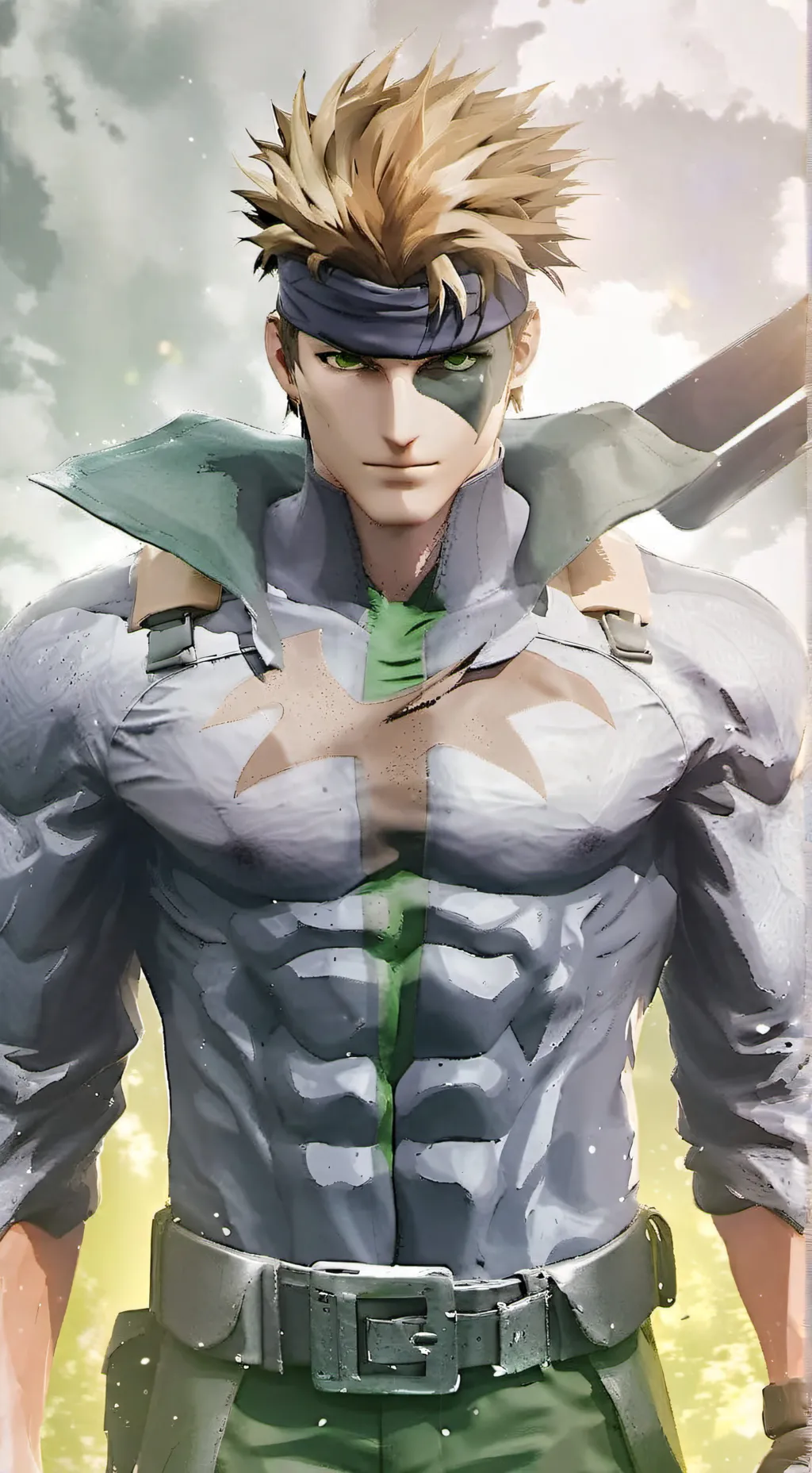 ai character: Solid Snake-David  background
