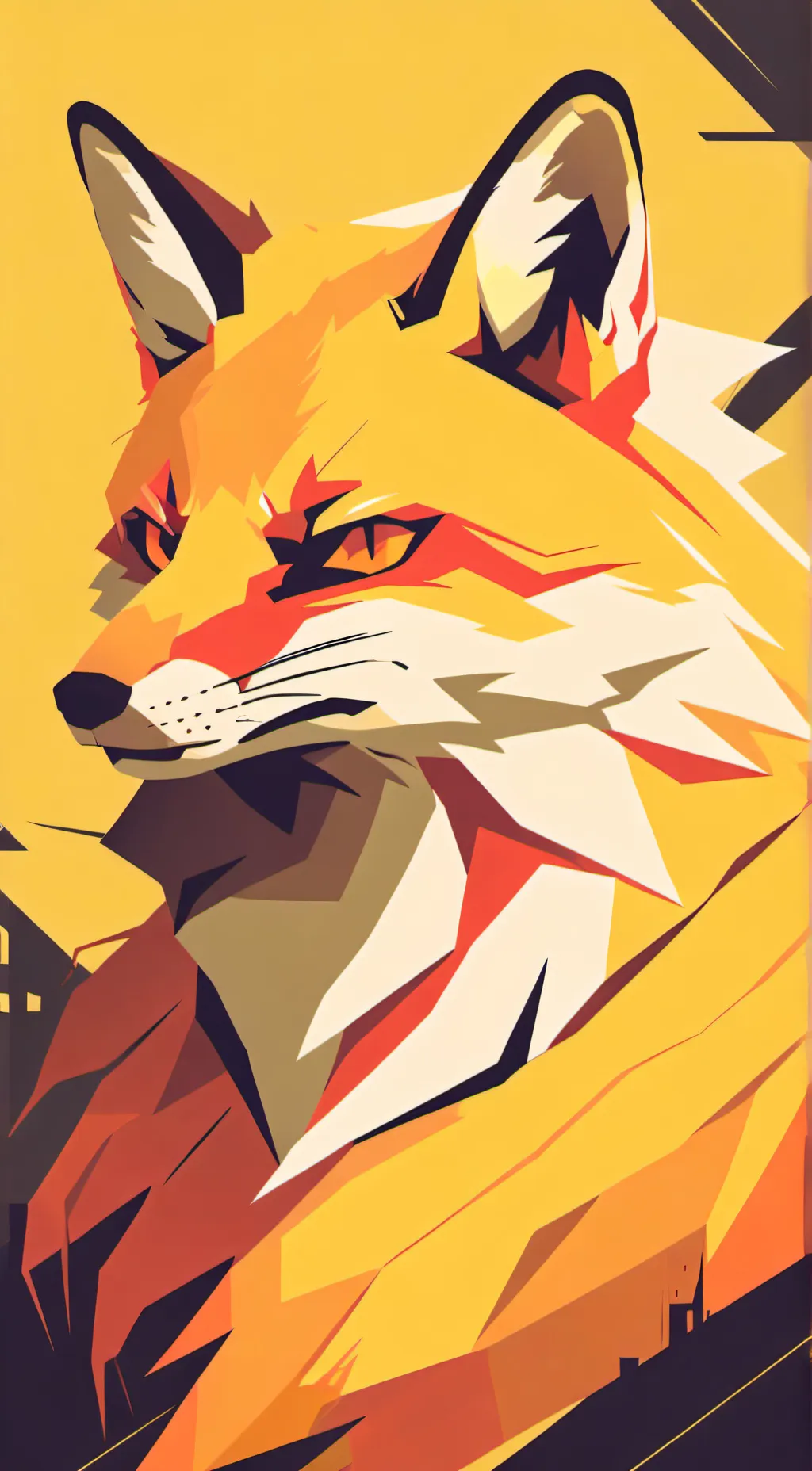 ai character: Angry tails  background