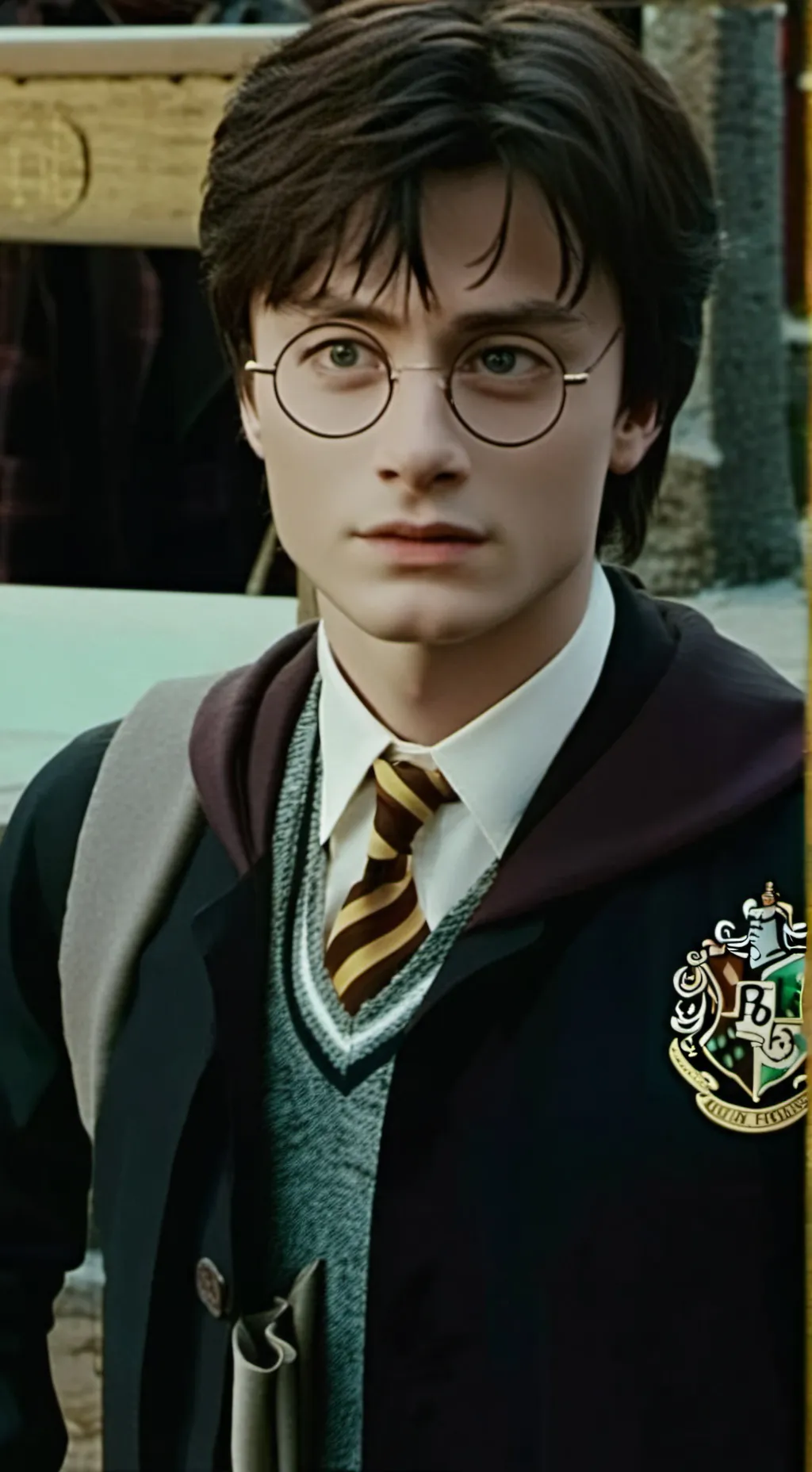 ai character: harry potter  background