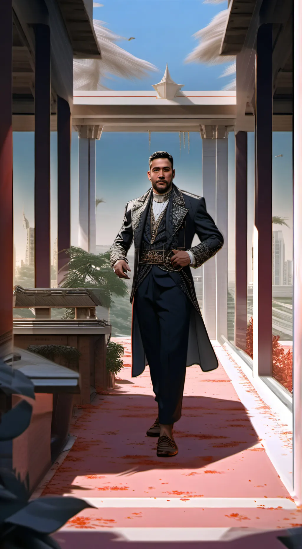 ai character: Williams  background