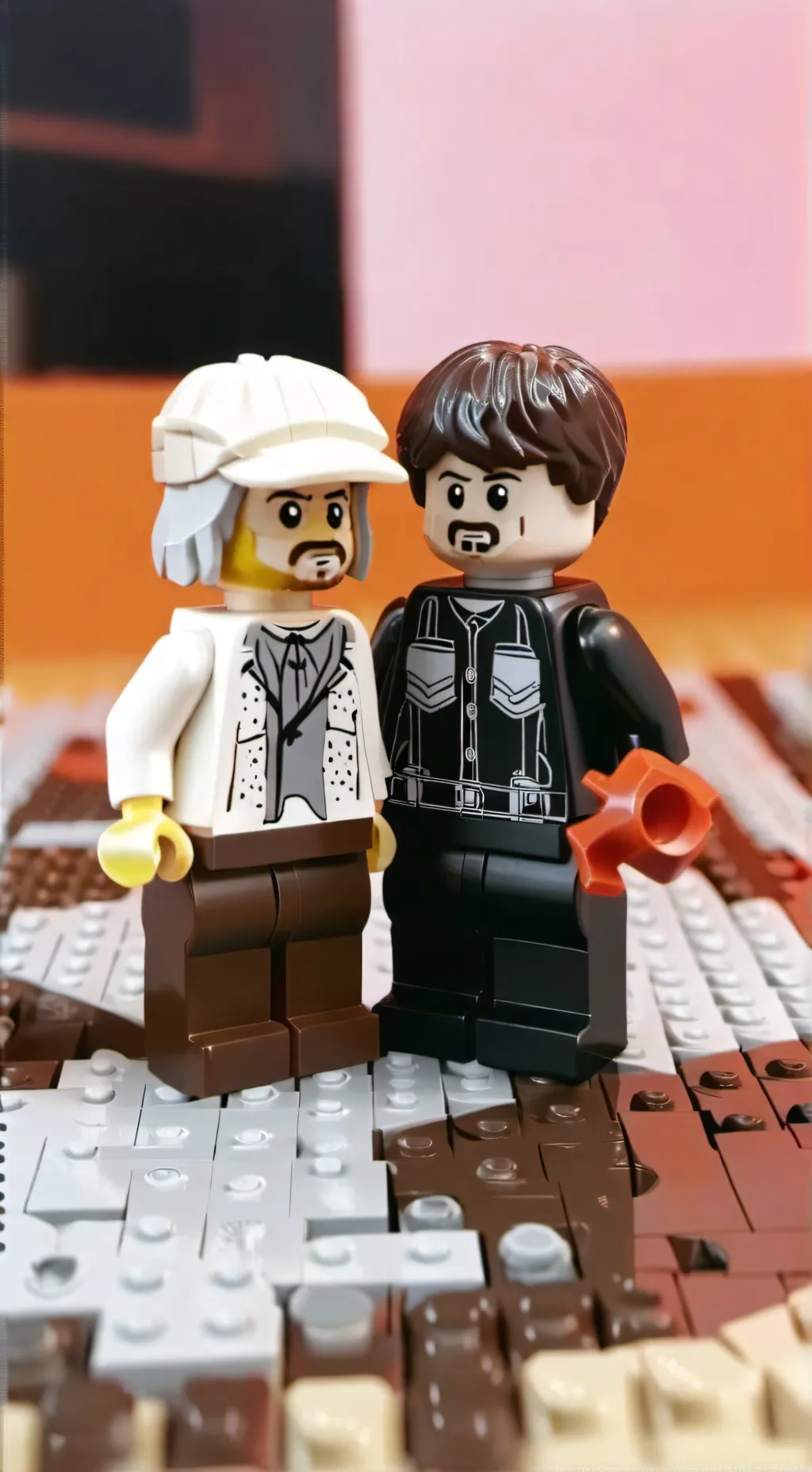 ai character:  LEGO INFECTION AU background