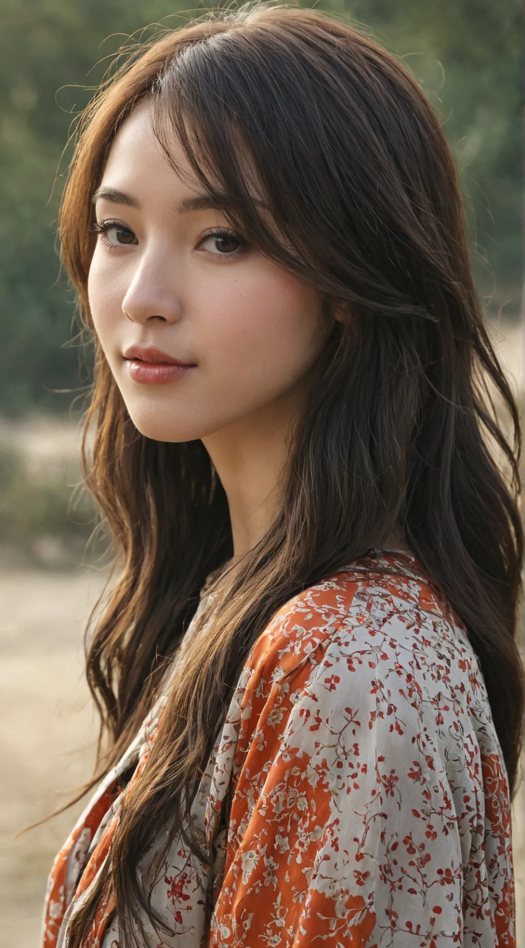 ai character: Amanda ￼ John background