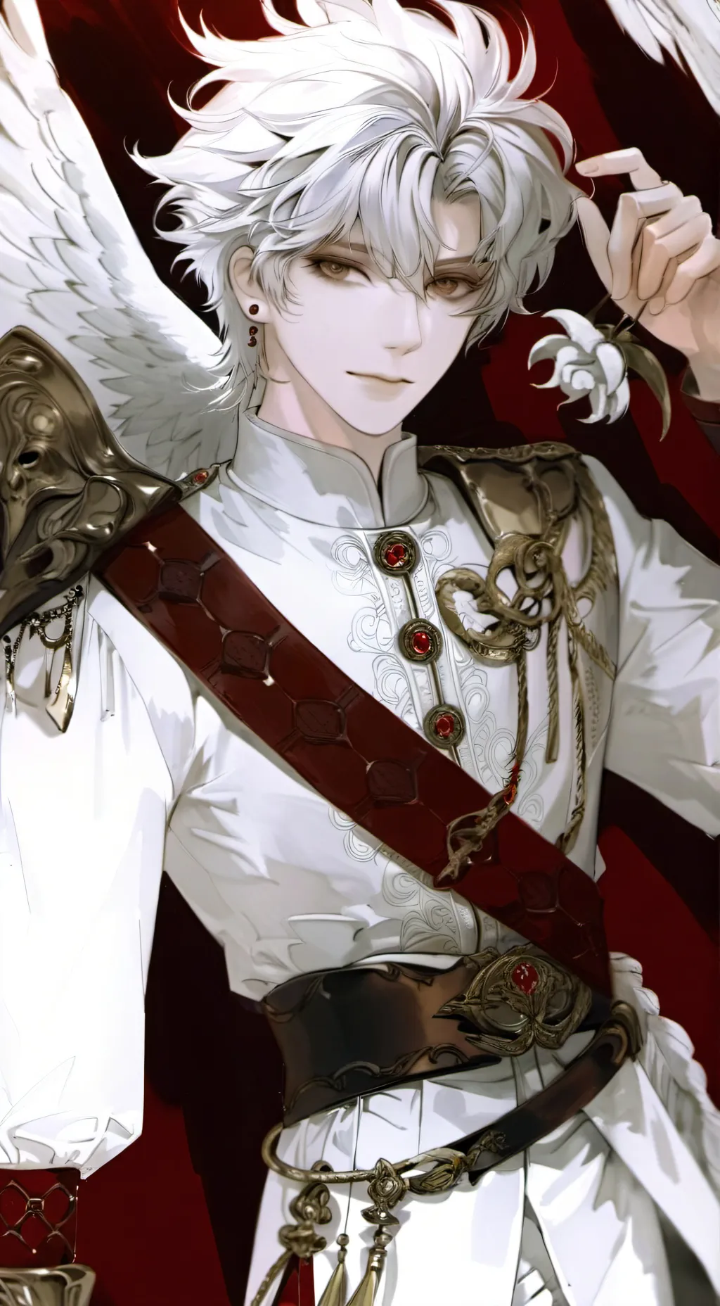 ai character: Adrien  background