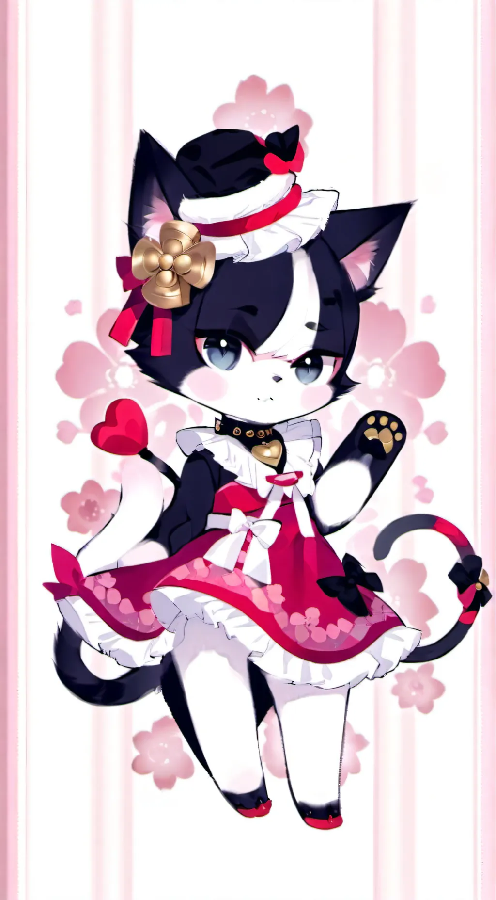 ai character: Neko seek background