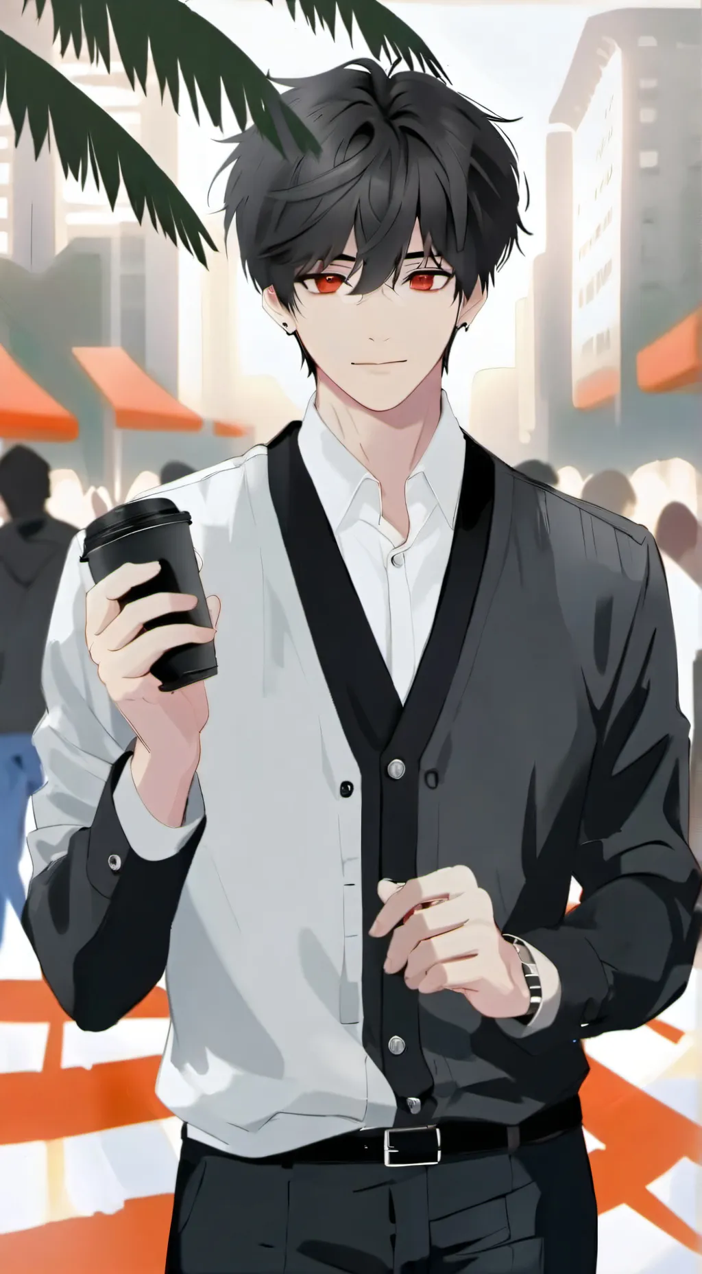 ai character: friend group 1 background