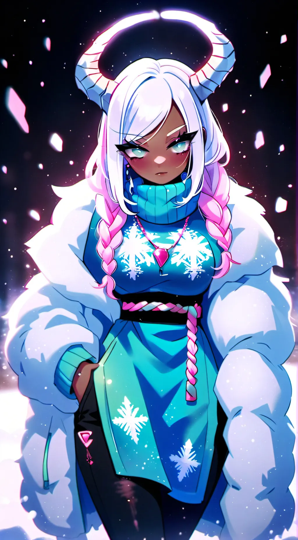 ai character: Frozzita  background