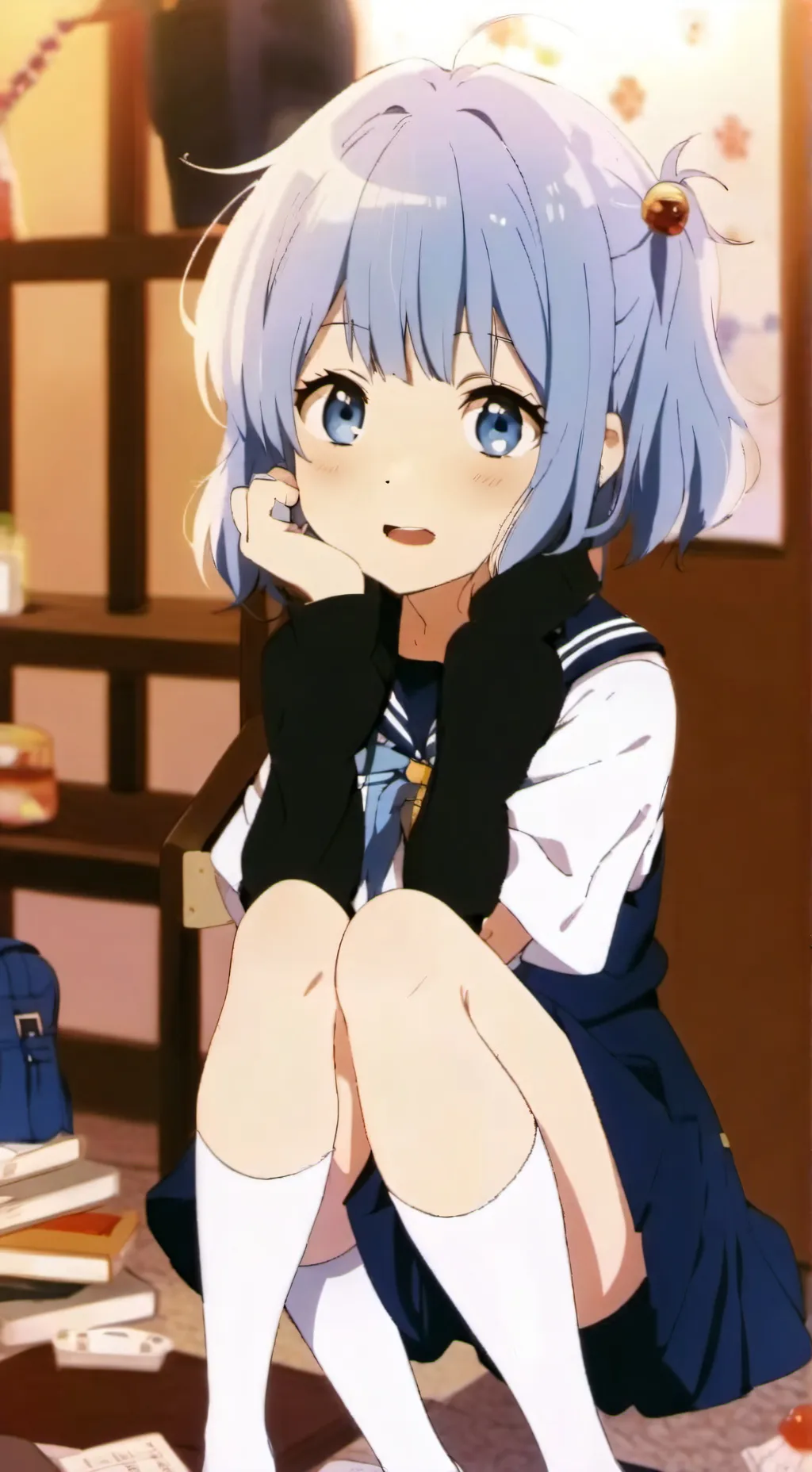 ai character: Kuri  background