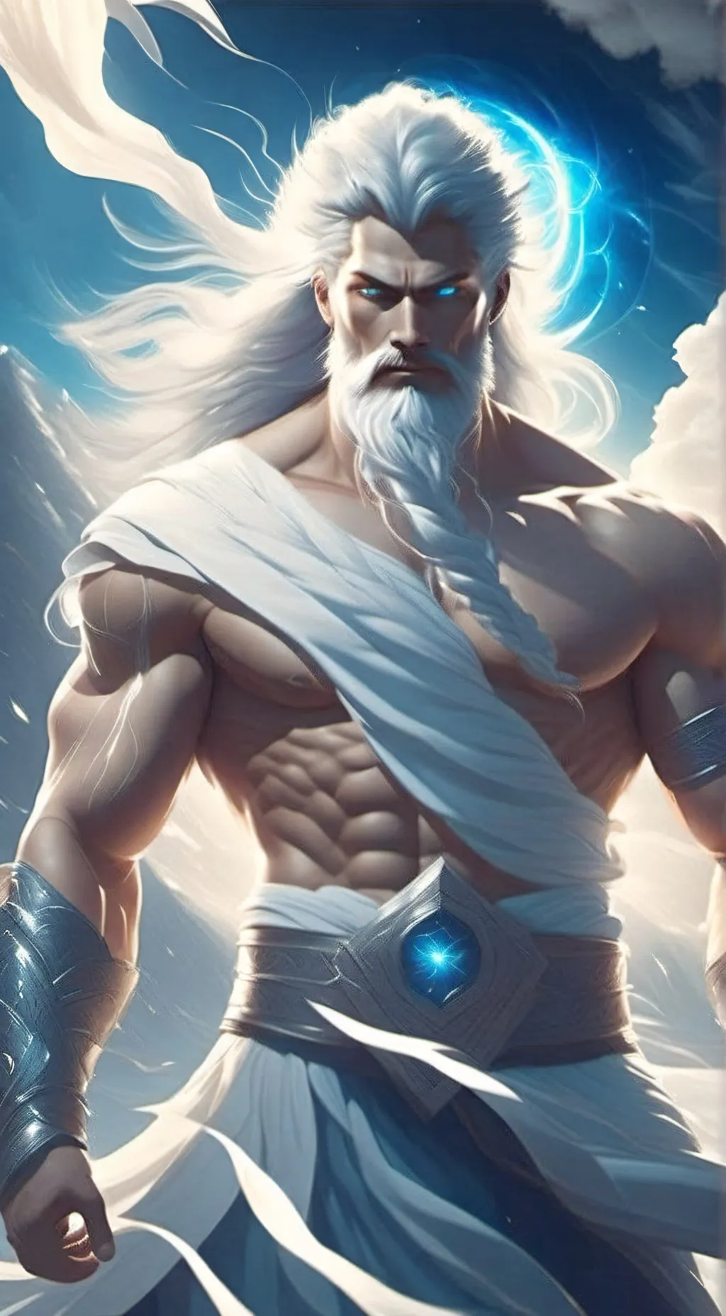 ai character: 🌩️ Зевс🌩️ background