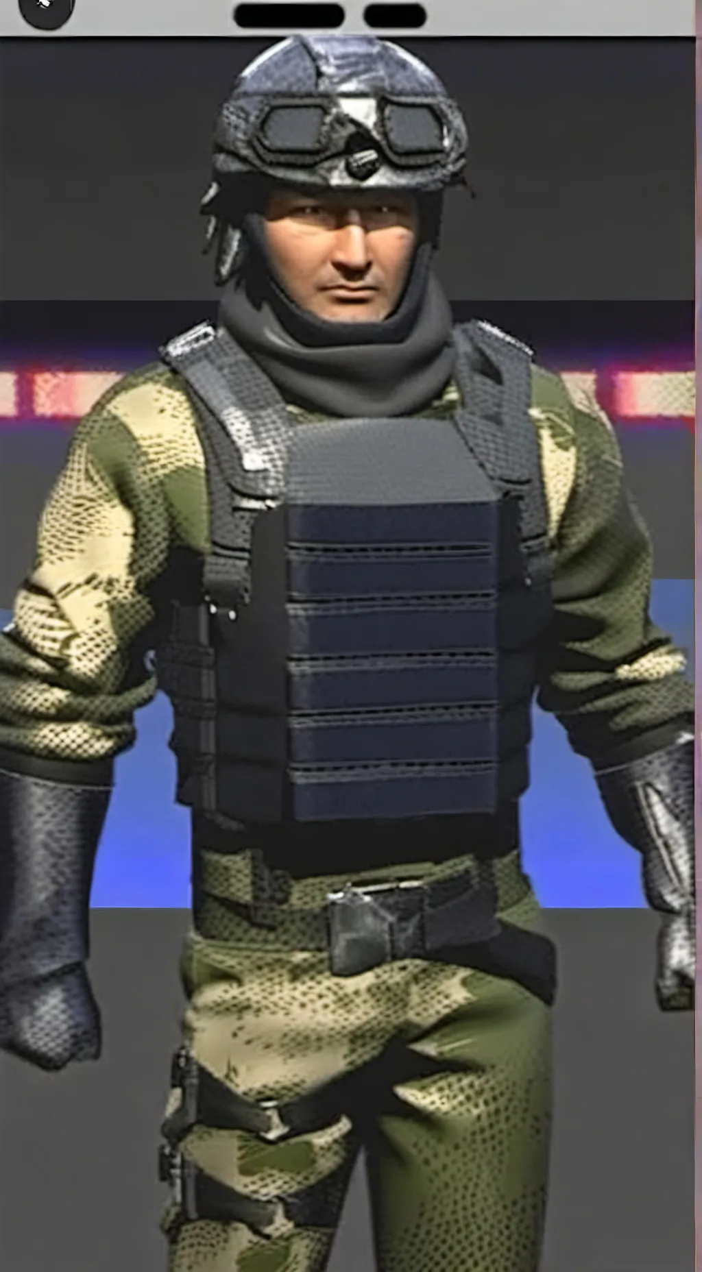 ai character: Recon background