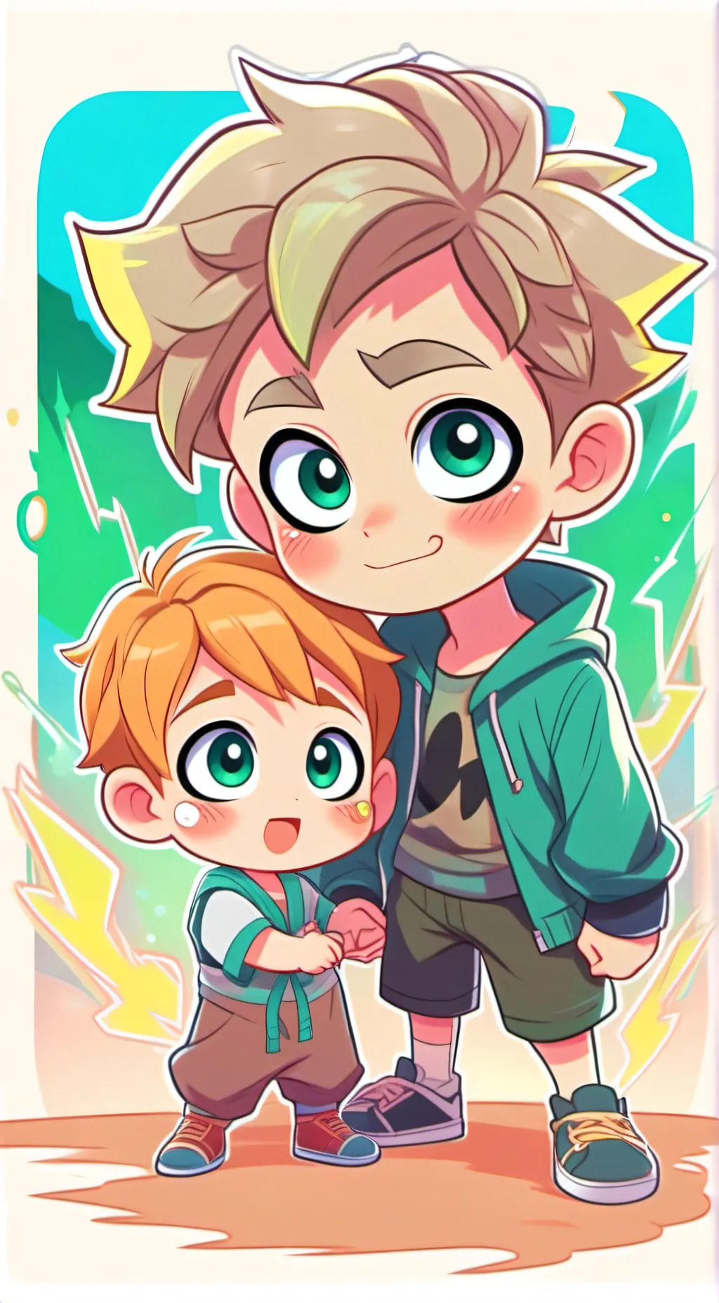 ai character: baby harry background