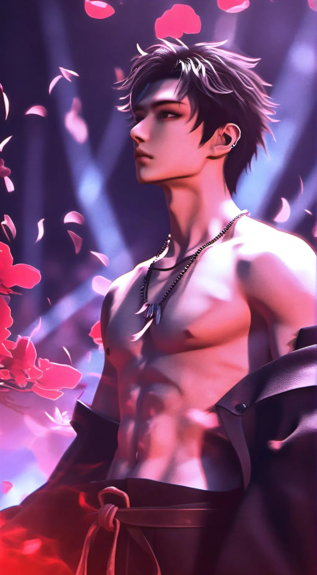 ai character: hyunjin  background