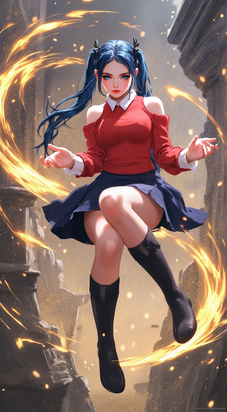 ai character: Bridgette x Felix  background
