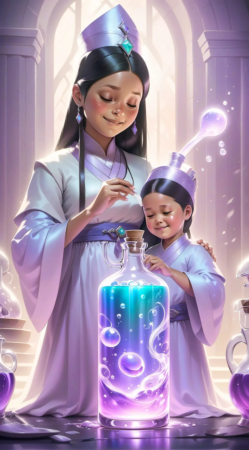 ai character: Mariah and mike background