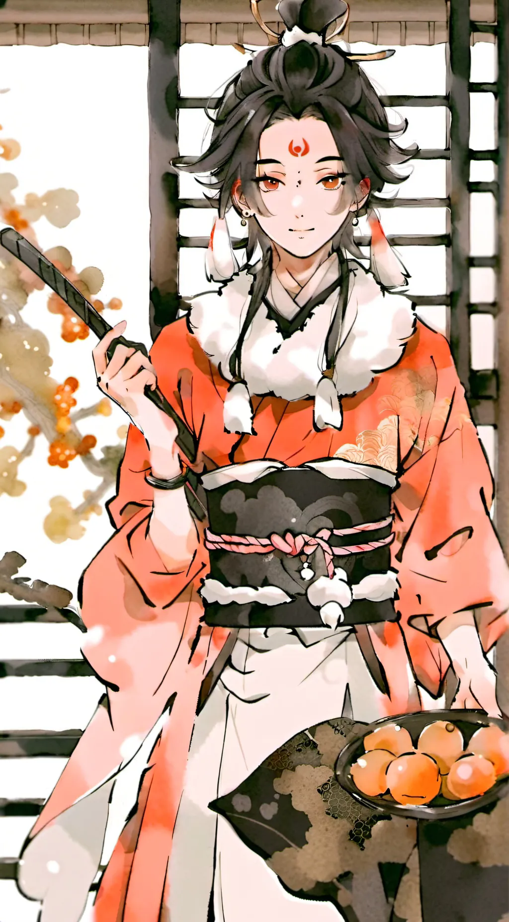 ai character: demon Slayer hate background