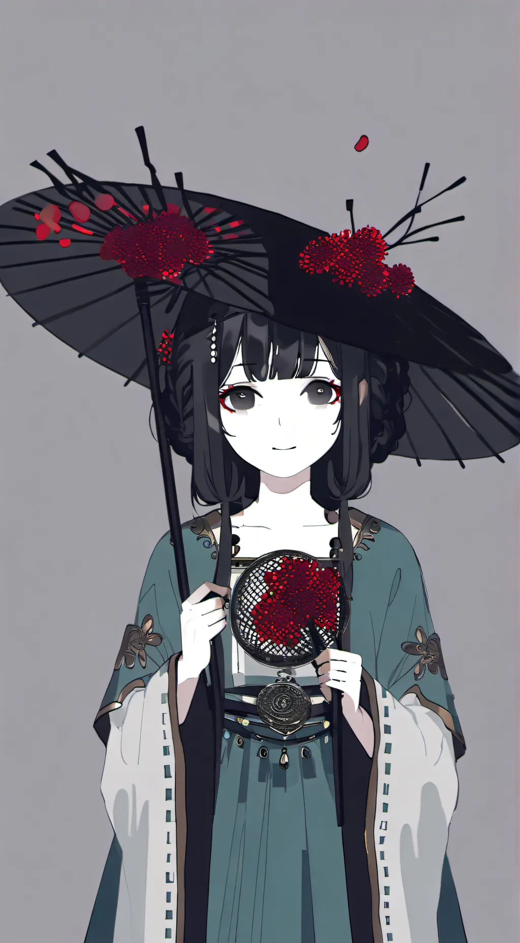 ai character: Melange d'animé  background