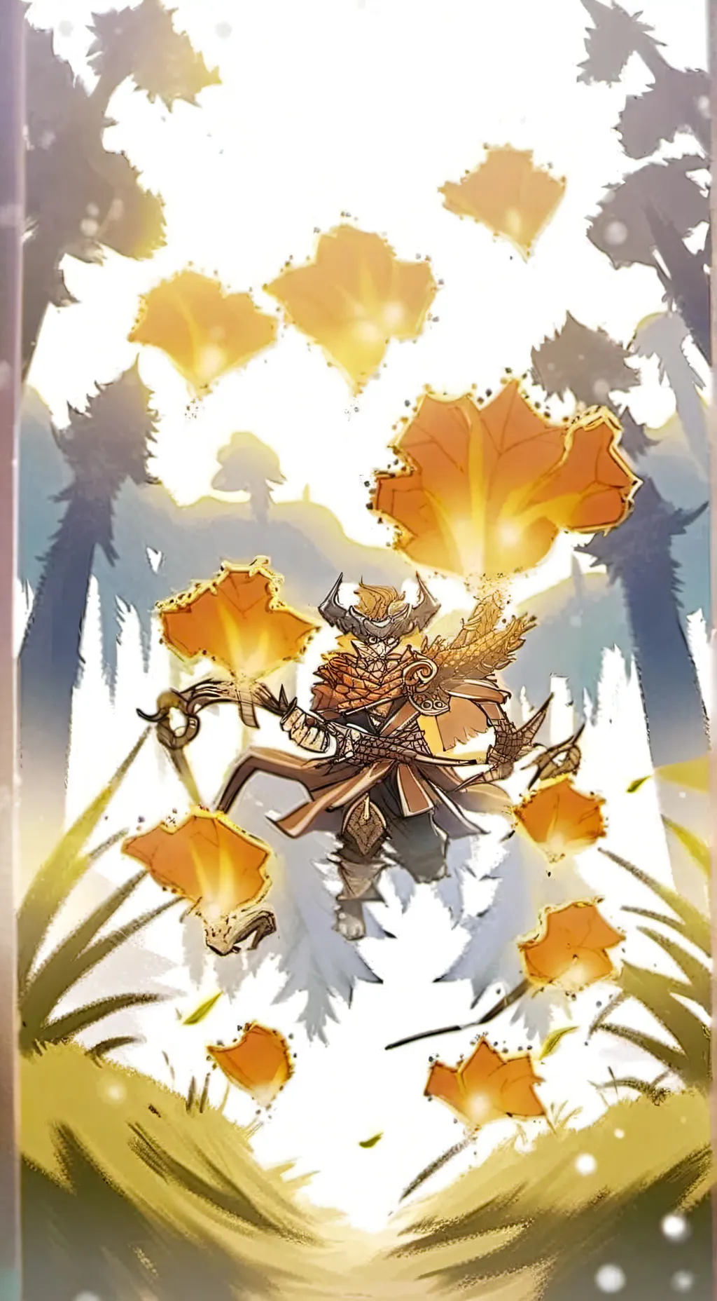 ai character: shadow milk cookie background