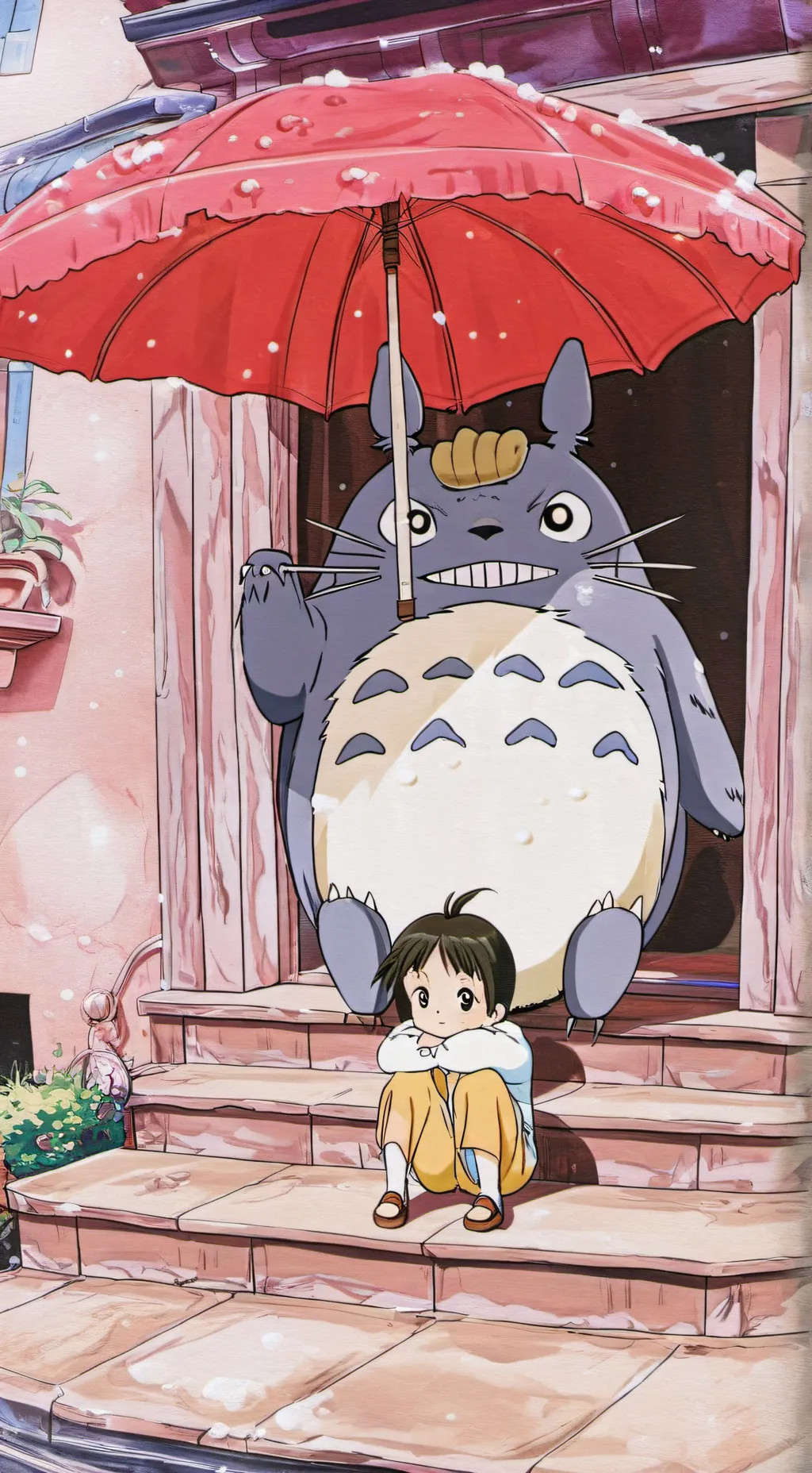 ai character: Myneighbourtotoro background