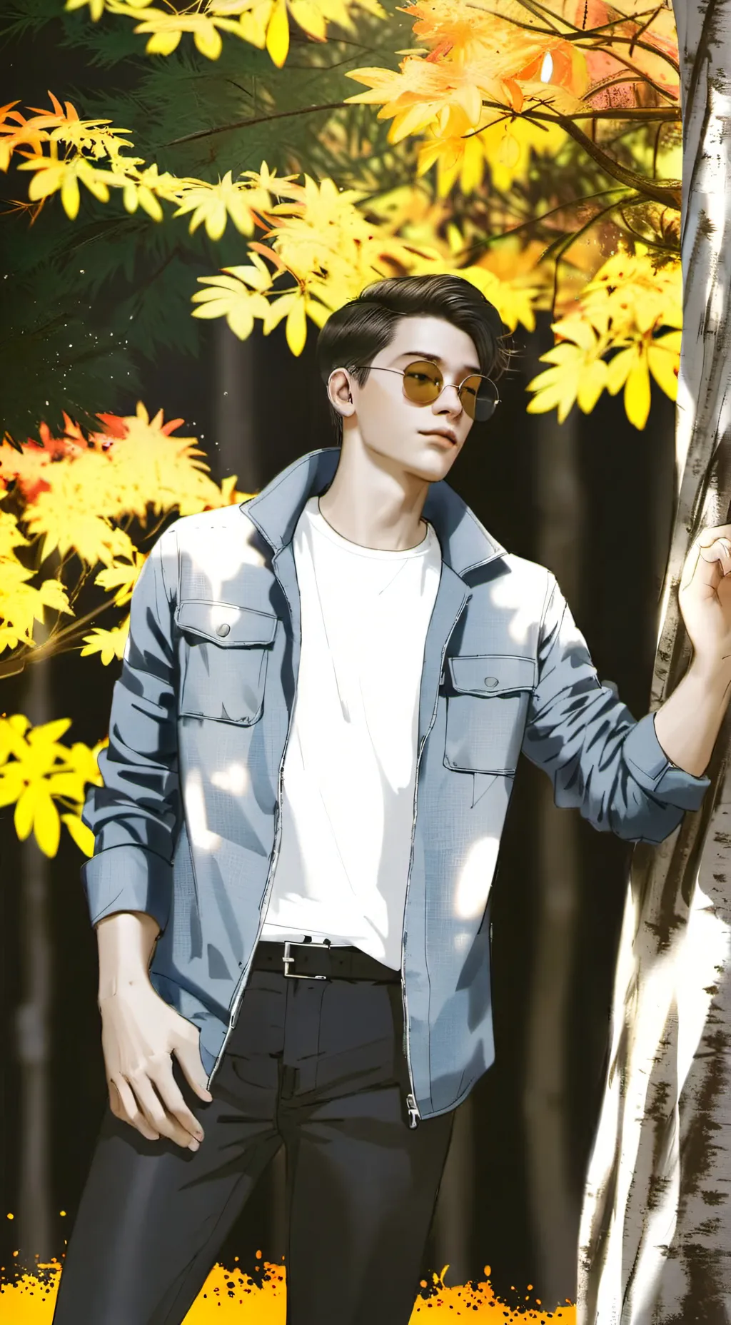 ai character: Louis  background