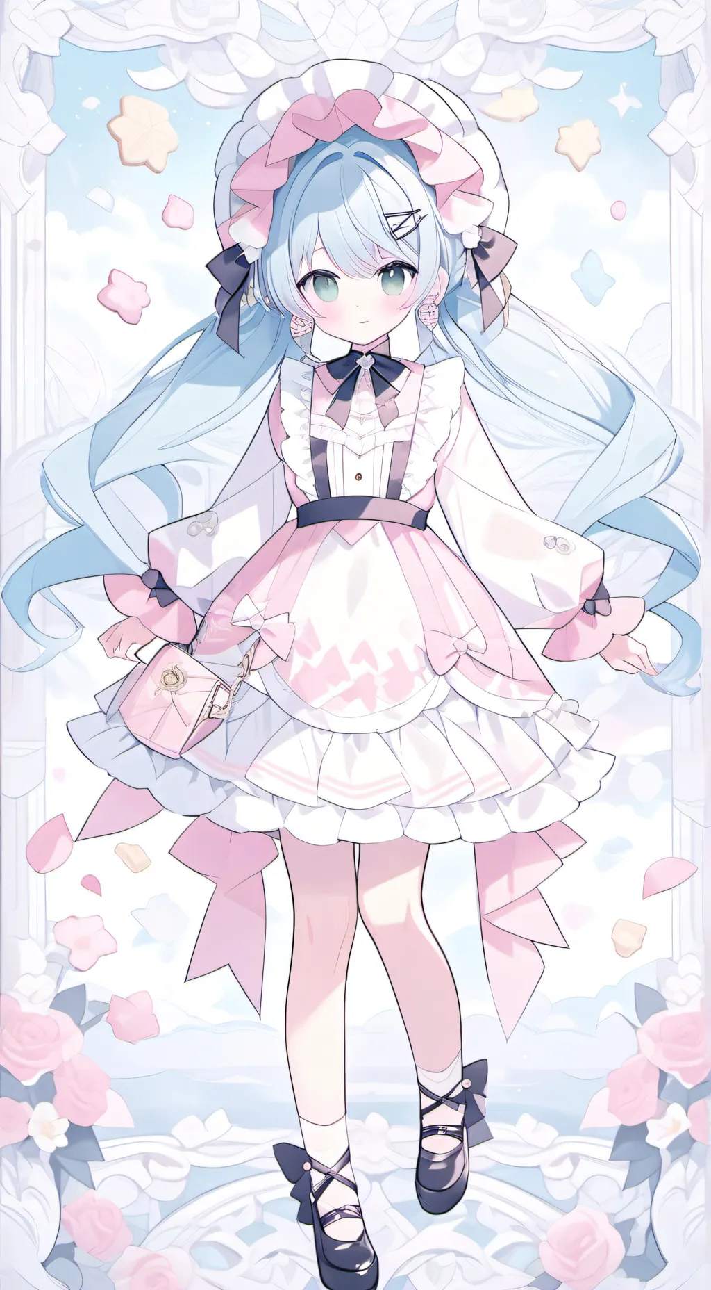 ai character: 🍓🍪 x 👰‍♂️🍪 background