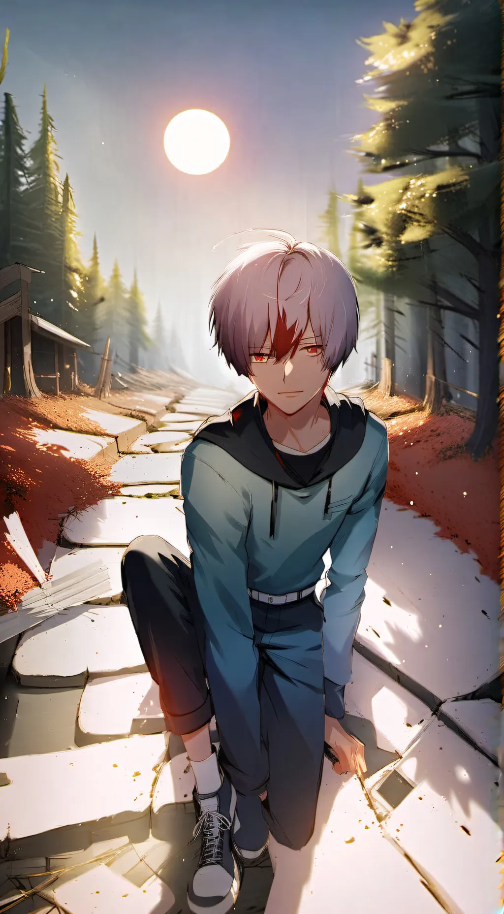 ai character: sus todoroki  background