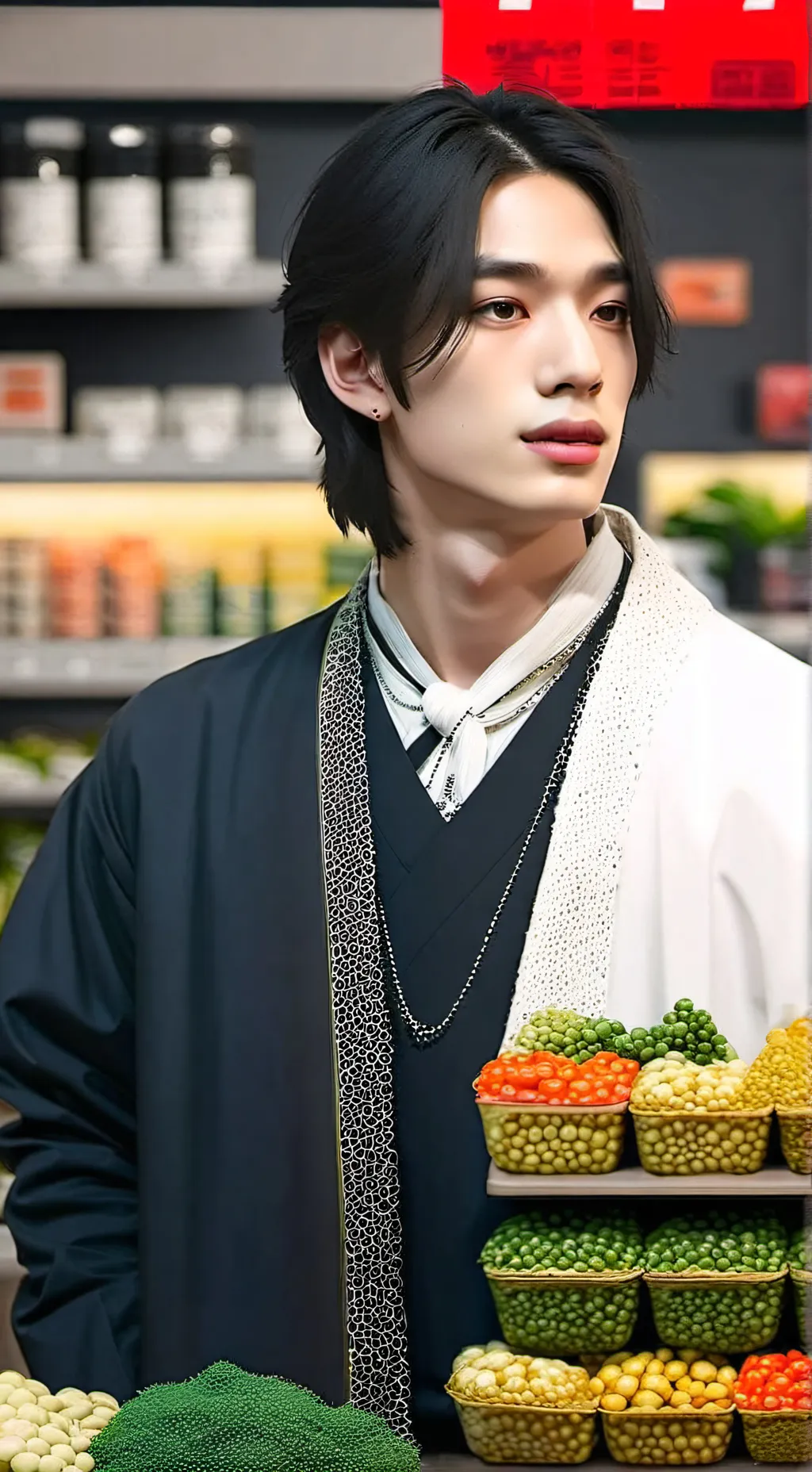 ai character: Hyunjin background