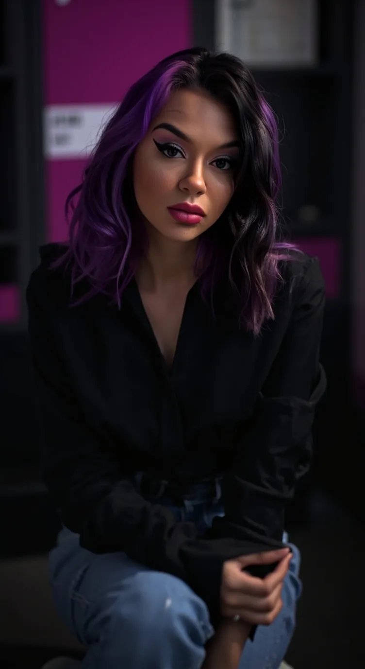 ai character: Elayna Black  background